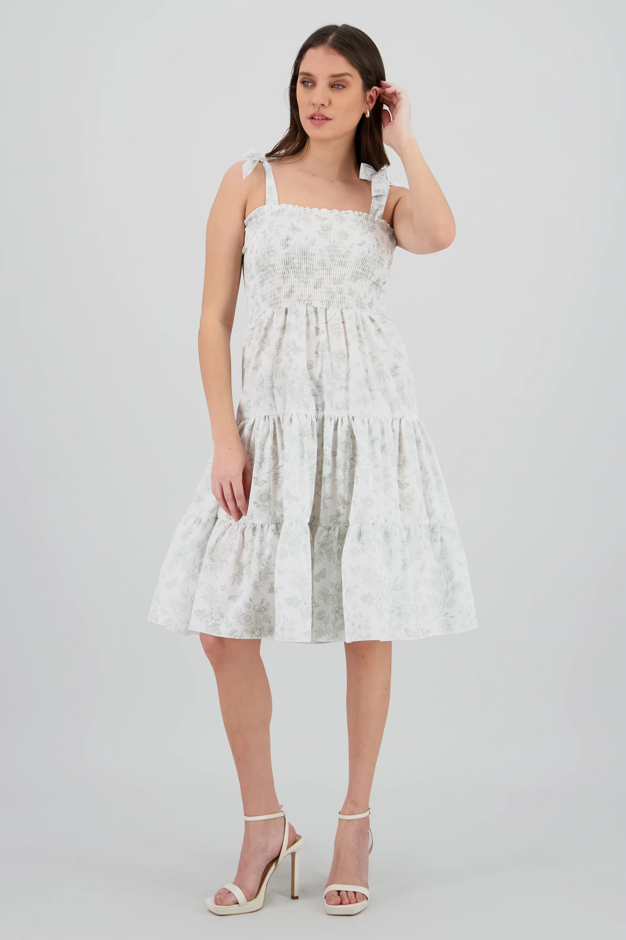 Vestido estampado flores olanes - Image 2