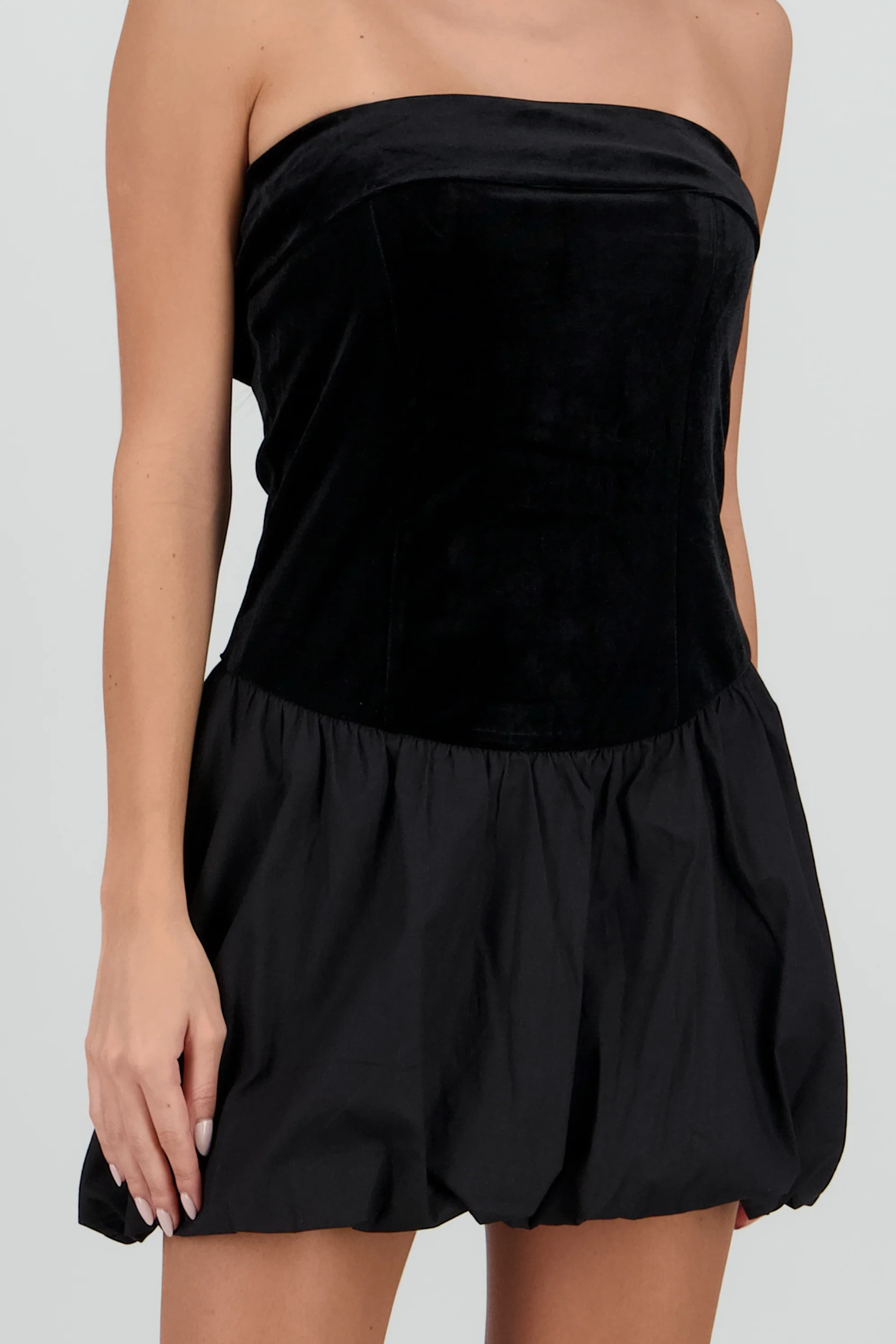 Vestido falda globo terciopelo - Image 5