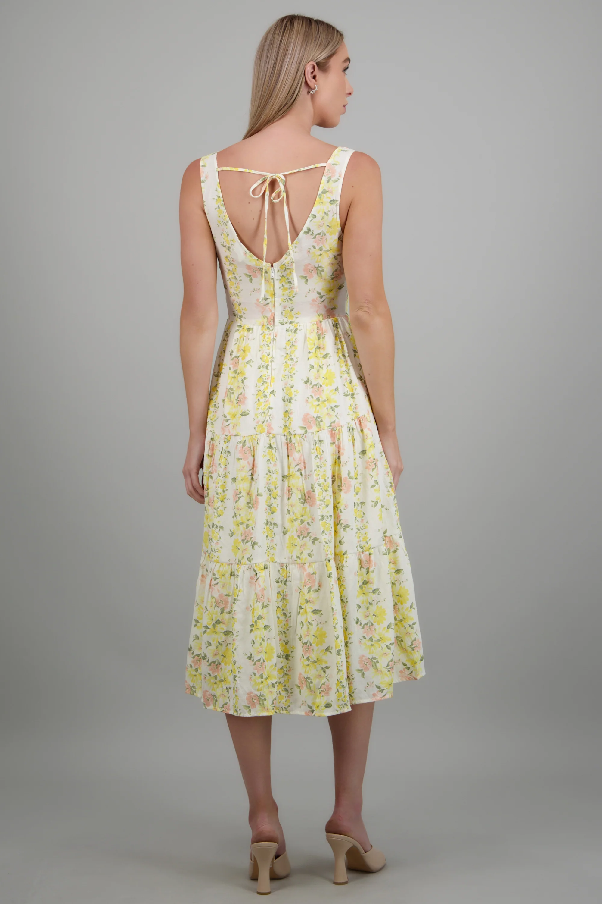 Vestido halter detalle moños - Image 4