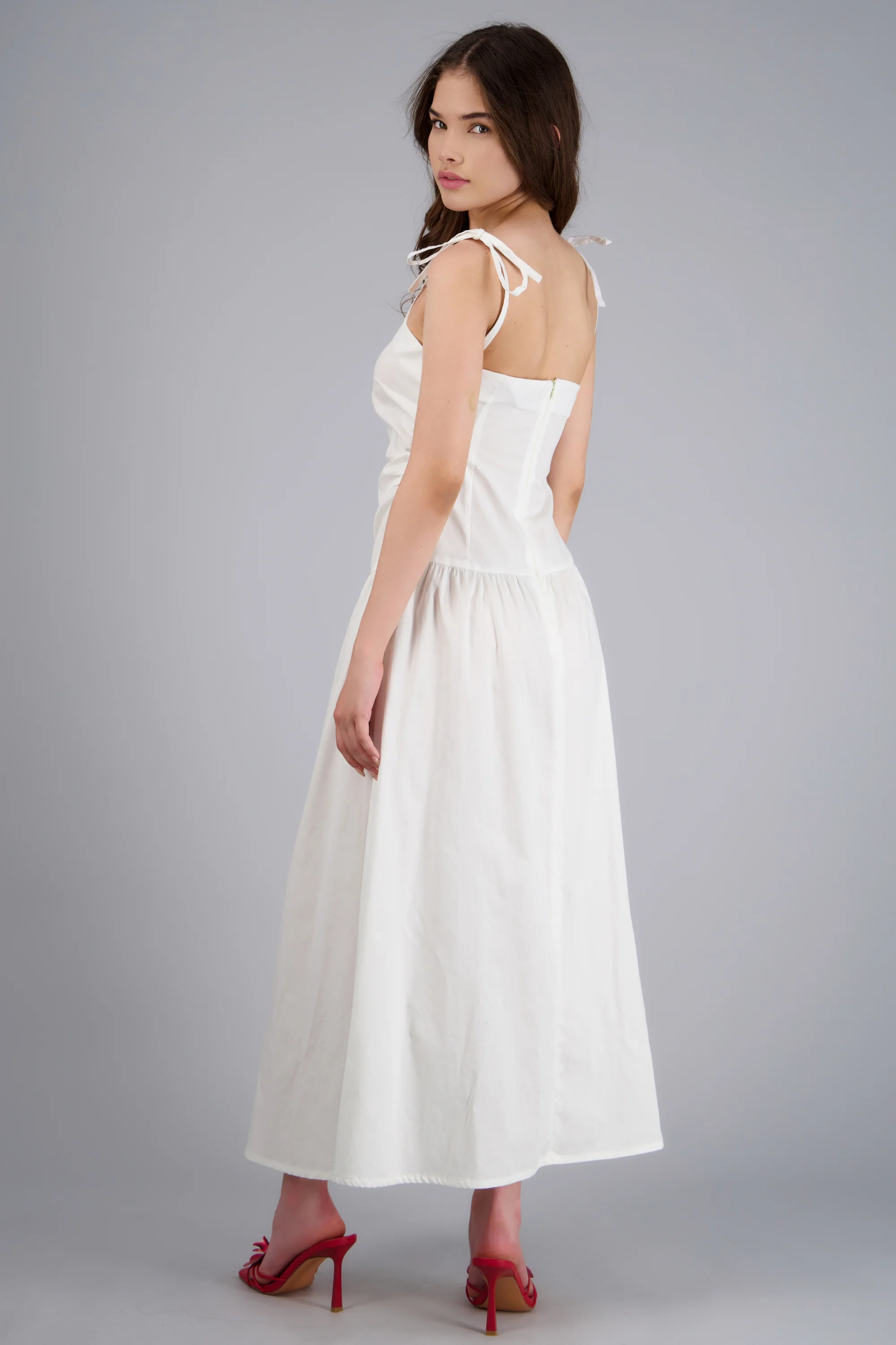 Vestido ligero efecto drapeado - Image 4