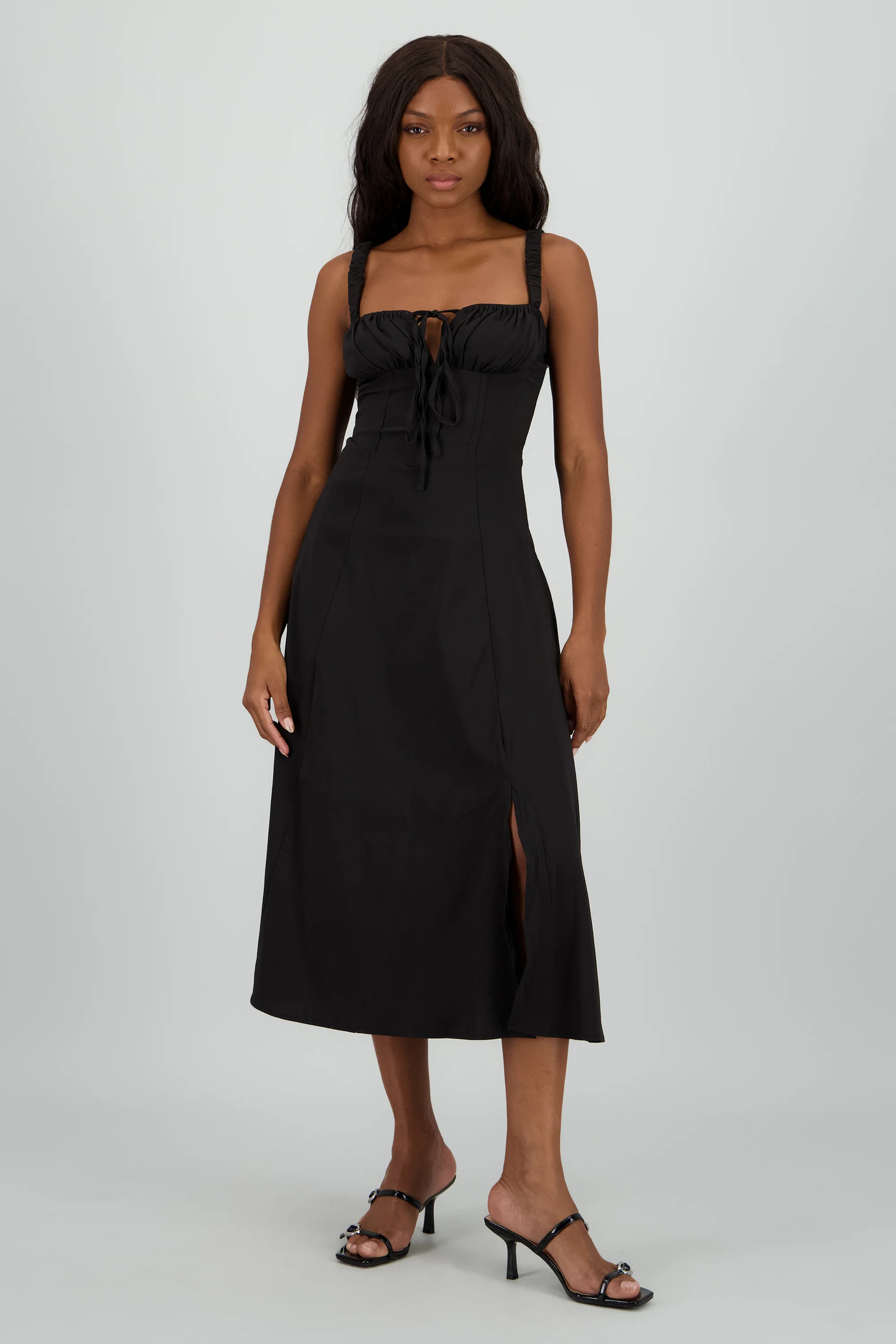 Vestido liso maxi - Image 2