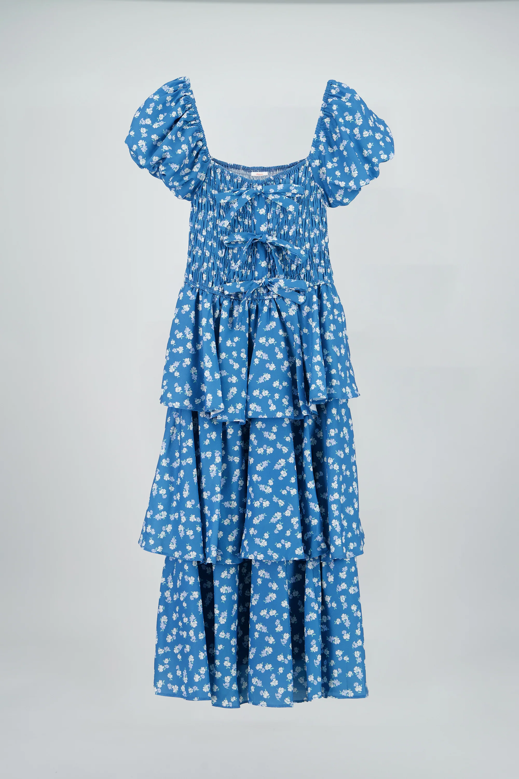 Vestido maxi capas flores - Image 6