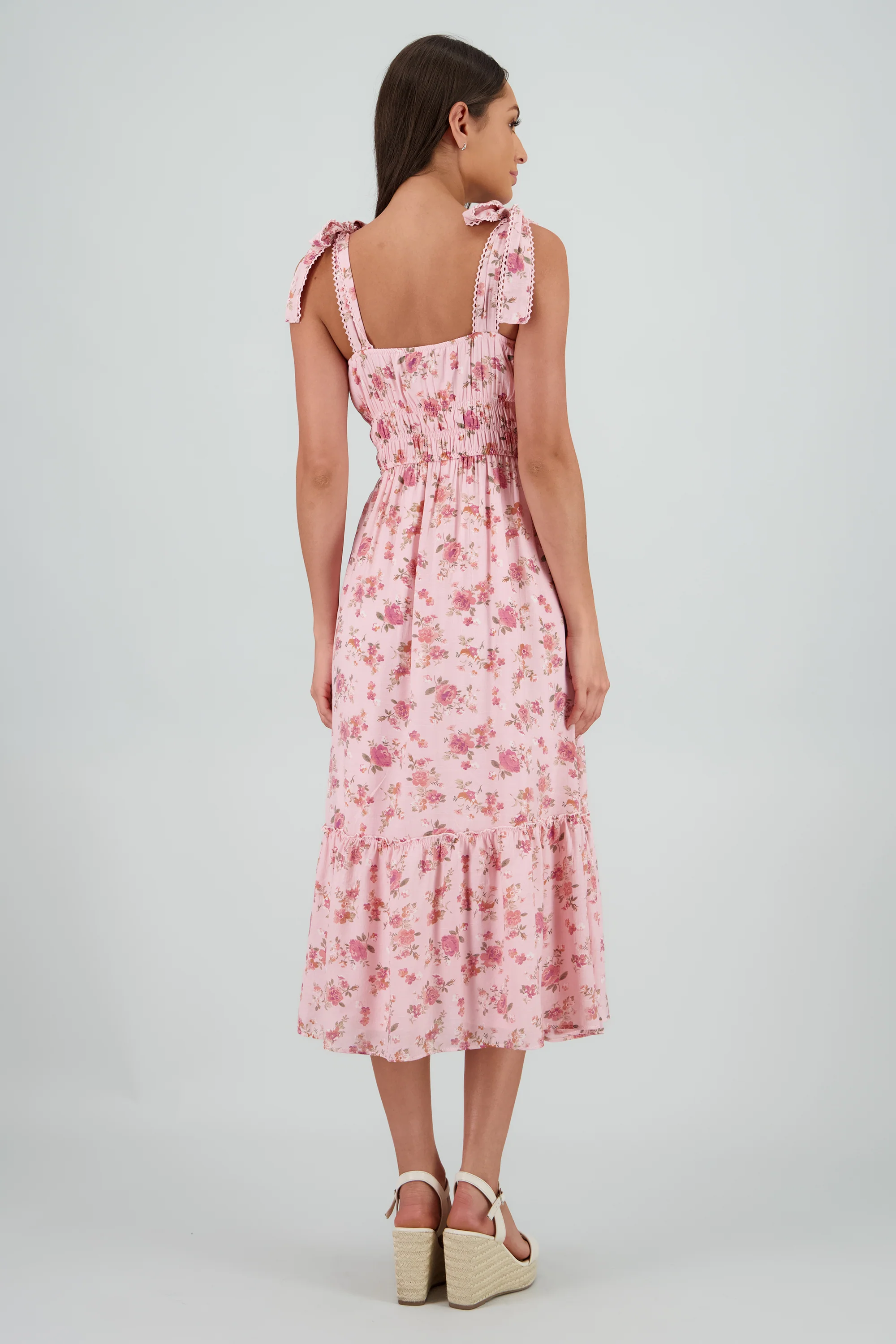 Vestido maxi cintura frunces - Image 4