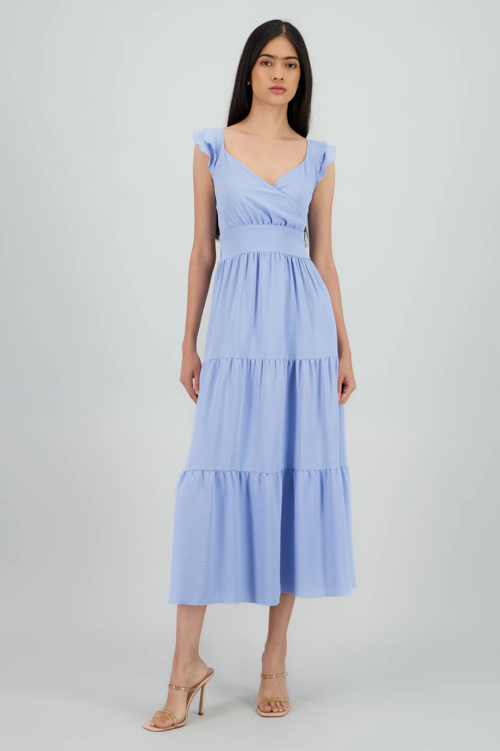 Vestido maxi con olanes - Image 2