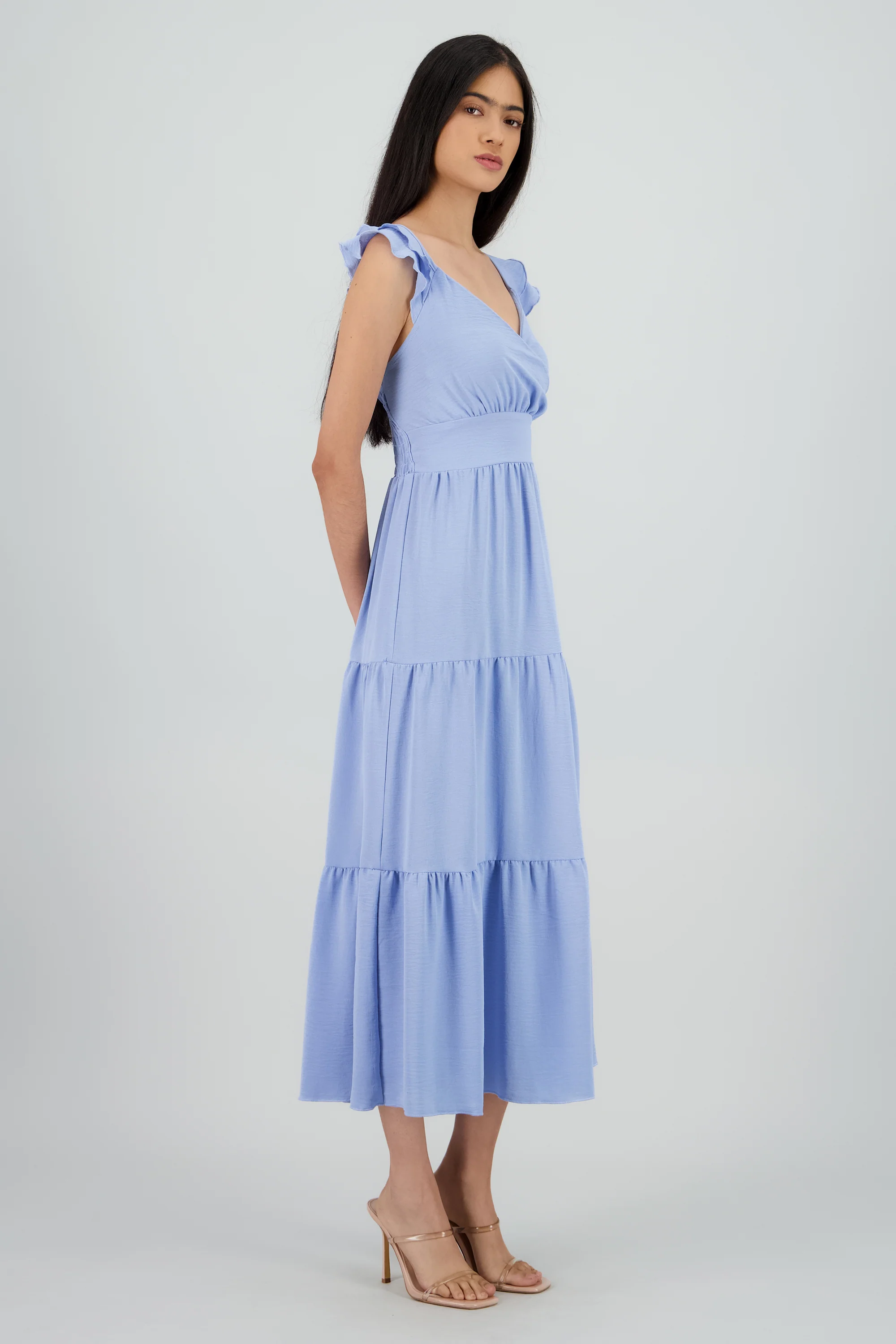 Vestido maxi con olanes - Image 3