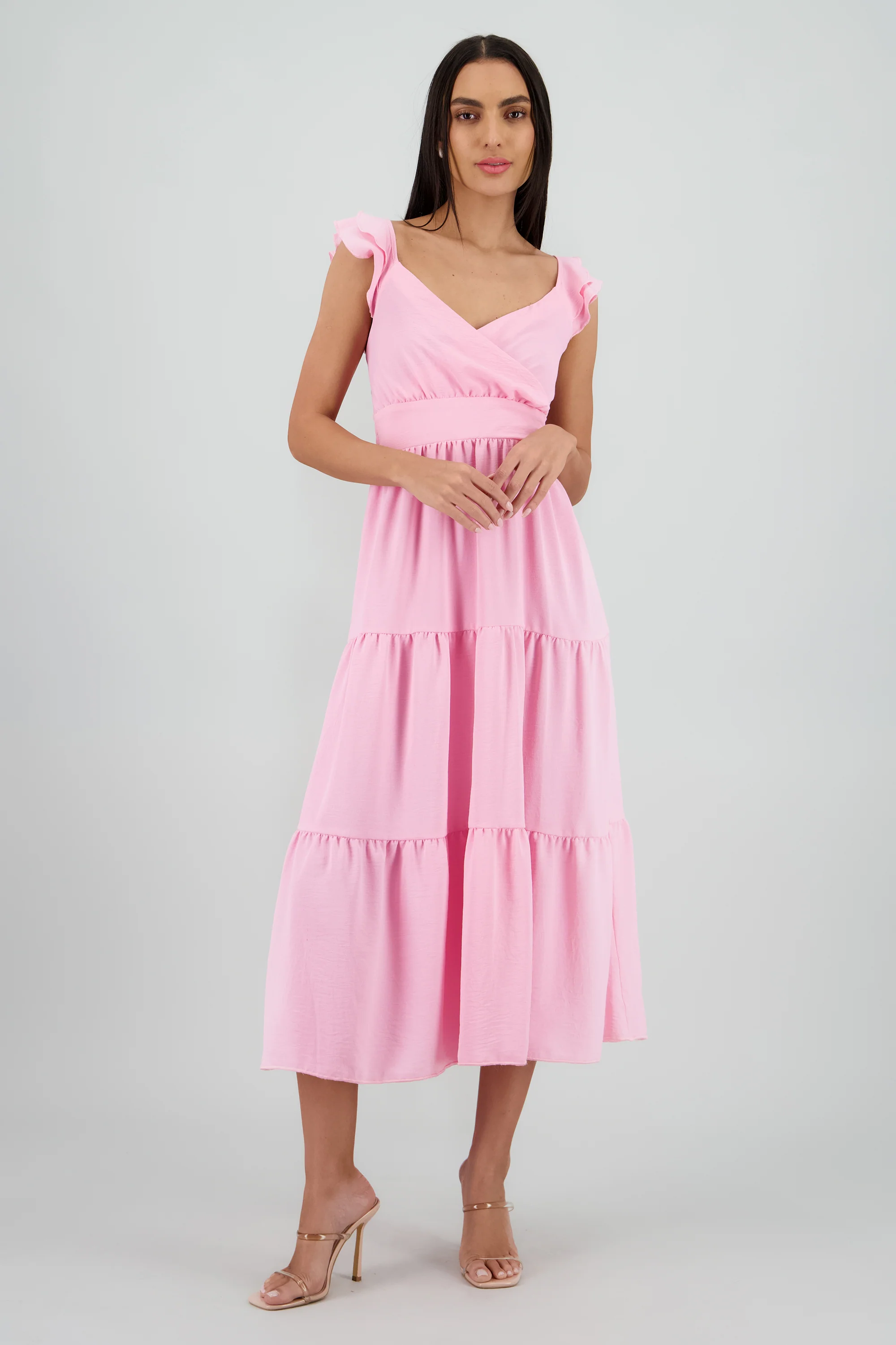 Vestido maxi con olanes - Image 2