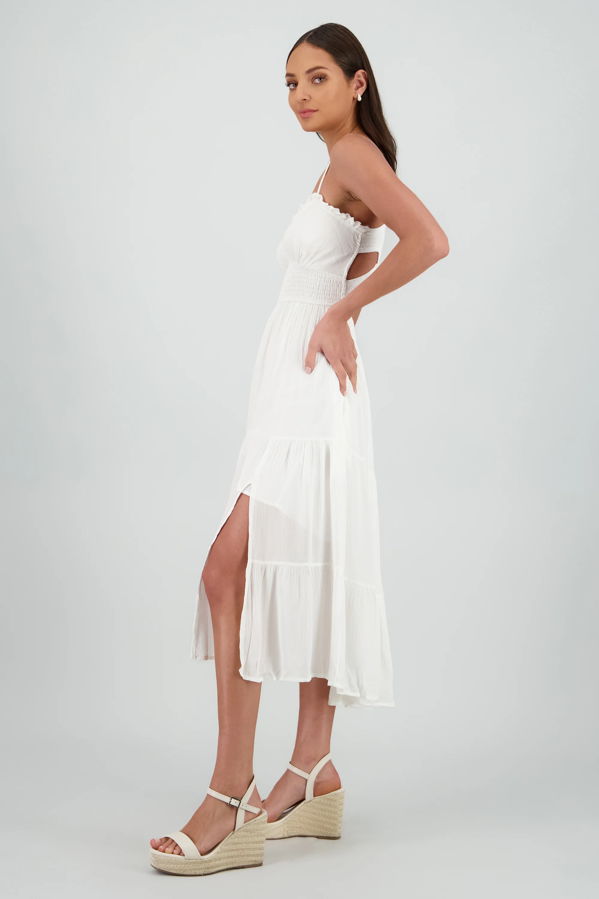 Vestido maxi con tirantes - Image 3