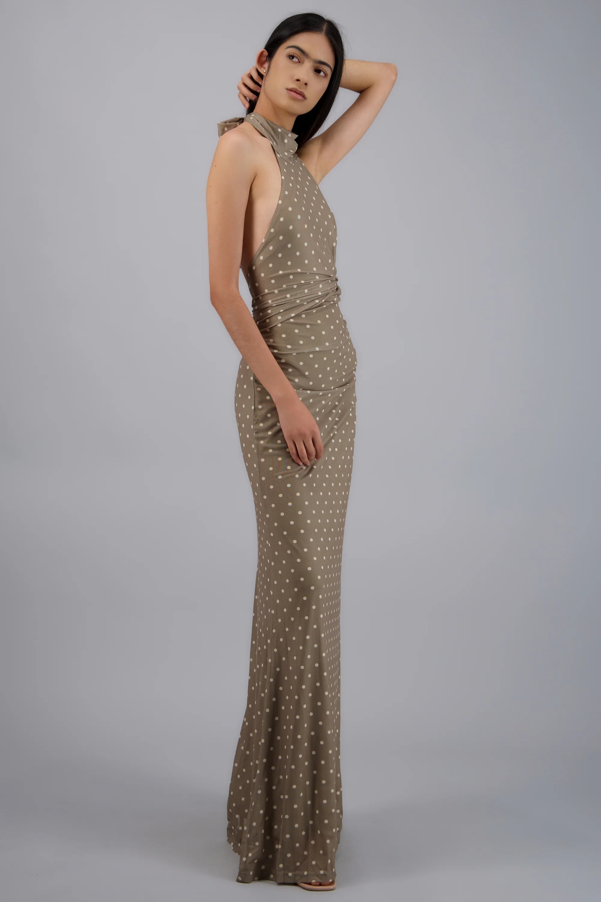 Vestido maxi cuello halter - Image 2