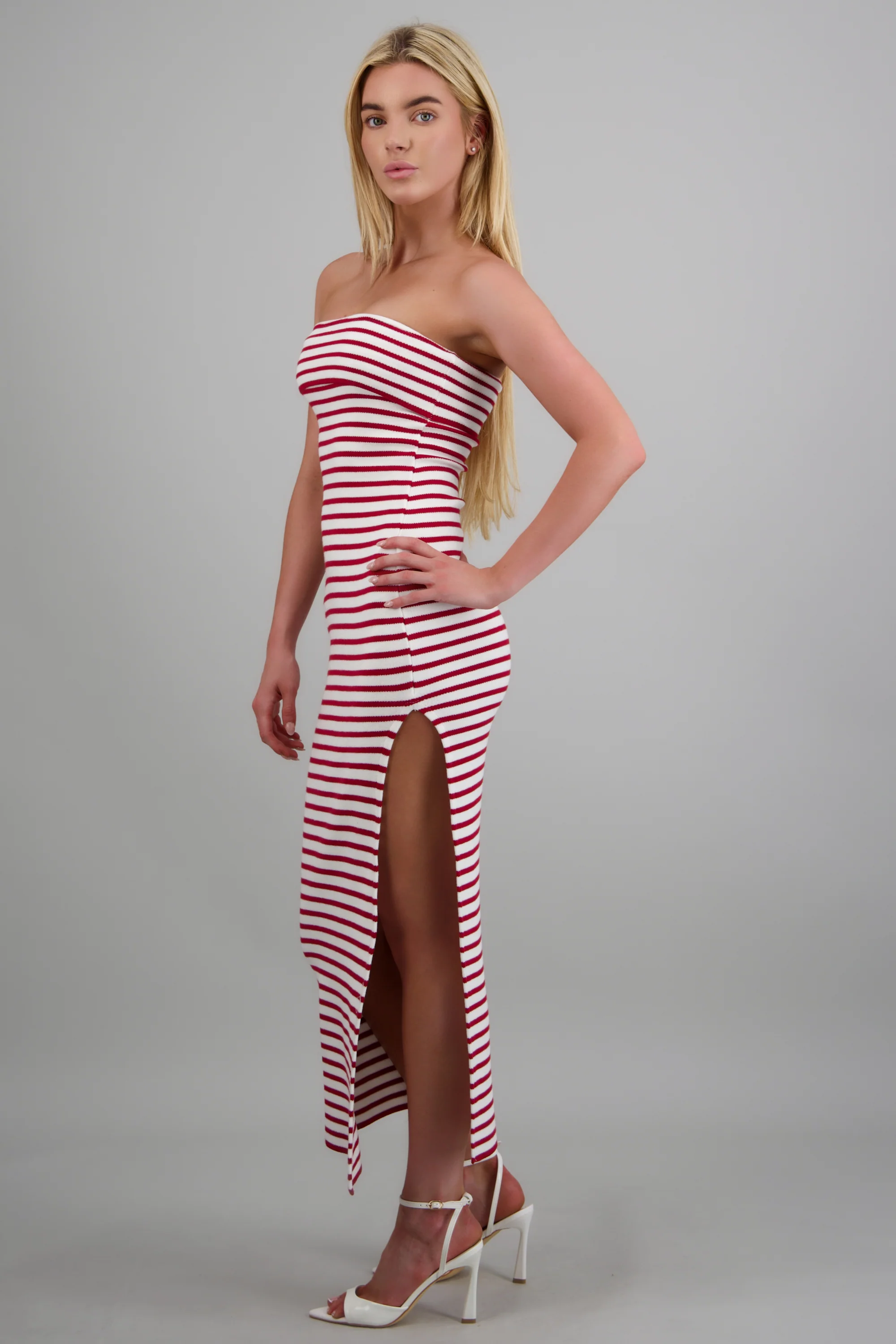 Vestido maxi detalle doblez kni - Image 2