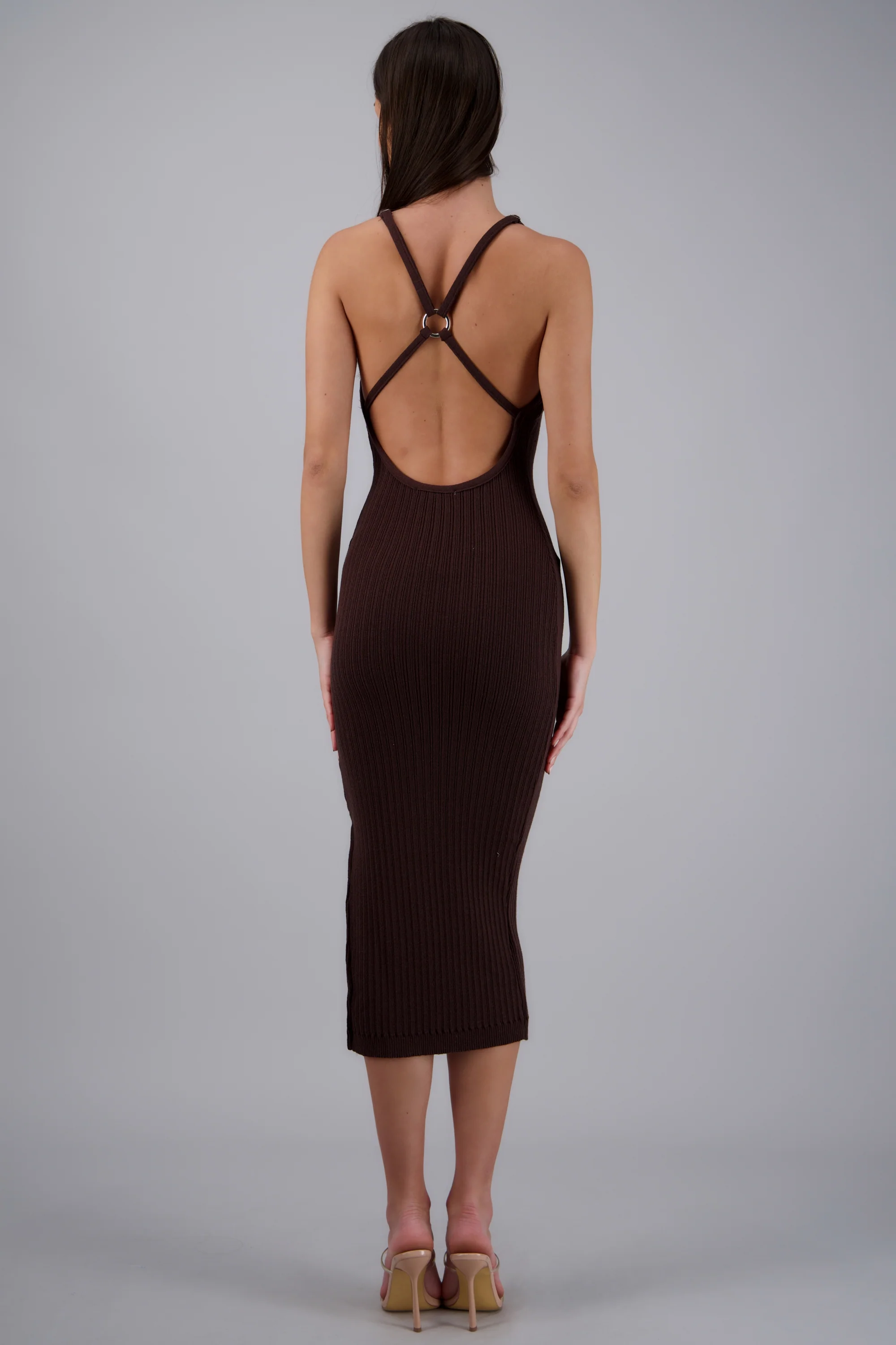 Vestido maxi detalle argolla espalda - Image 3