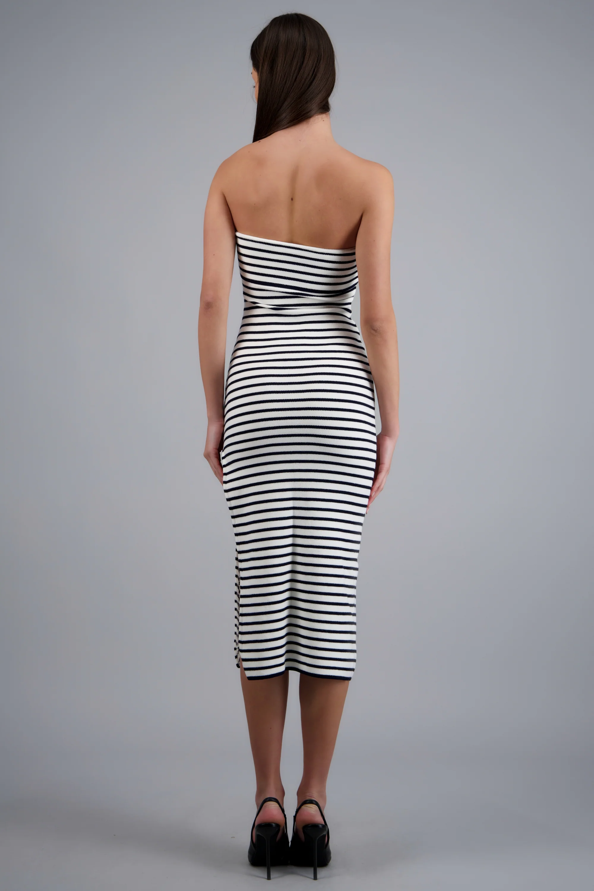 Vestido maxi detalle doblez kni - Image 5
