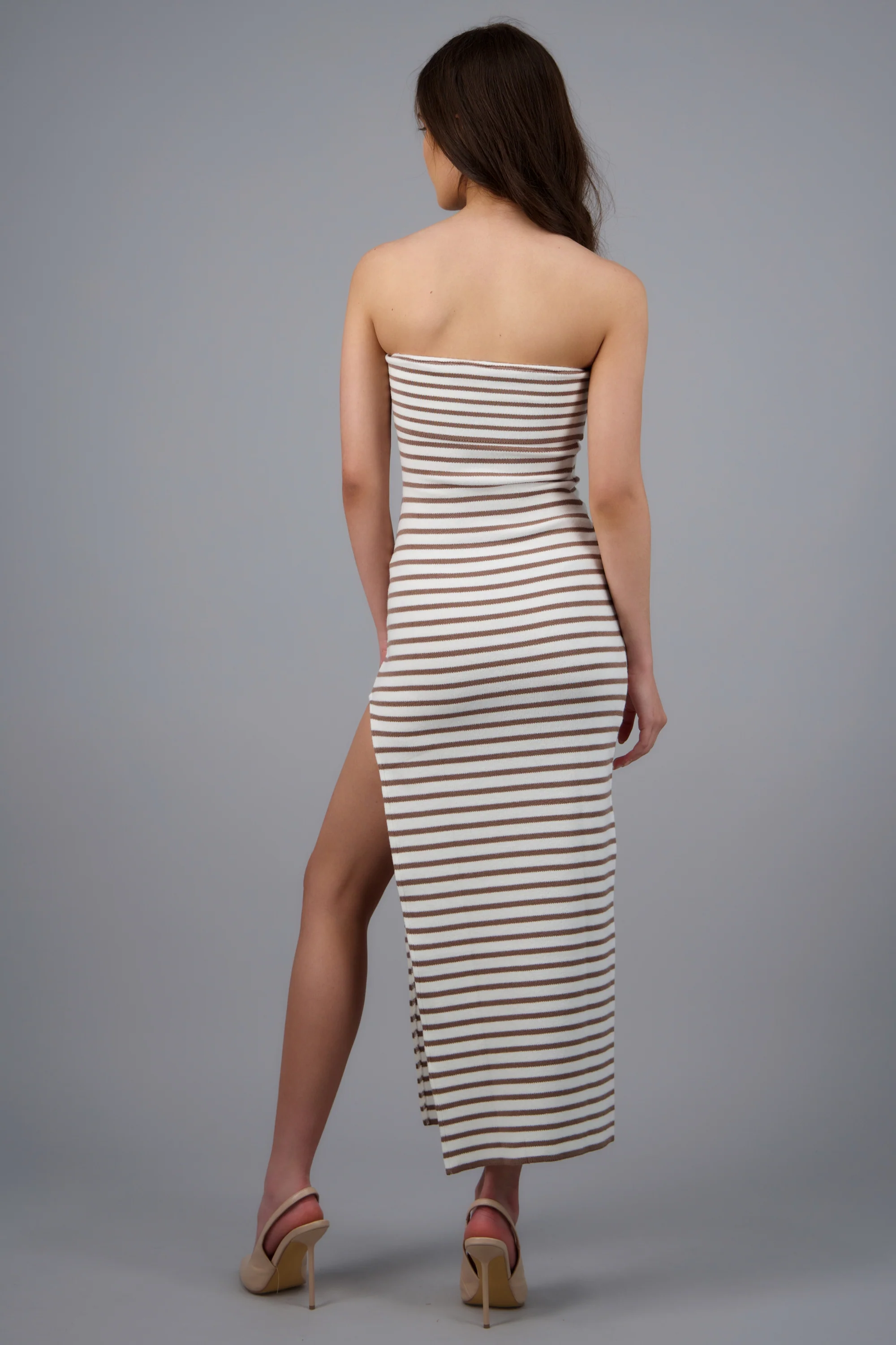 Vestido maxi detalle doblez kni - Image 4