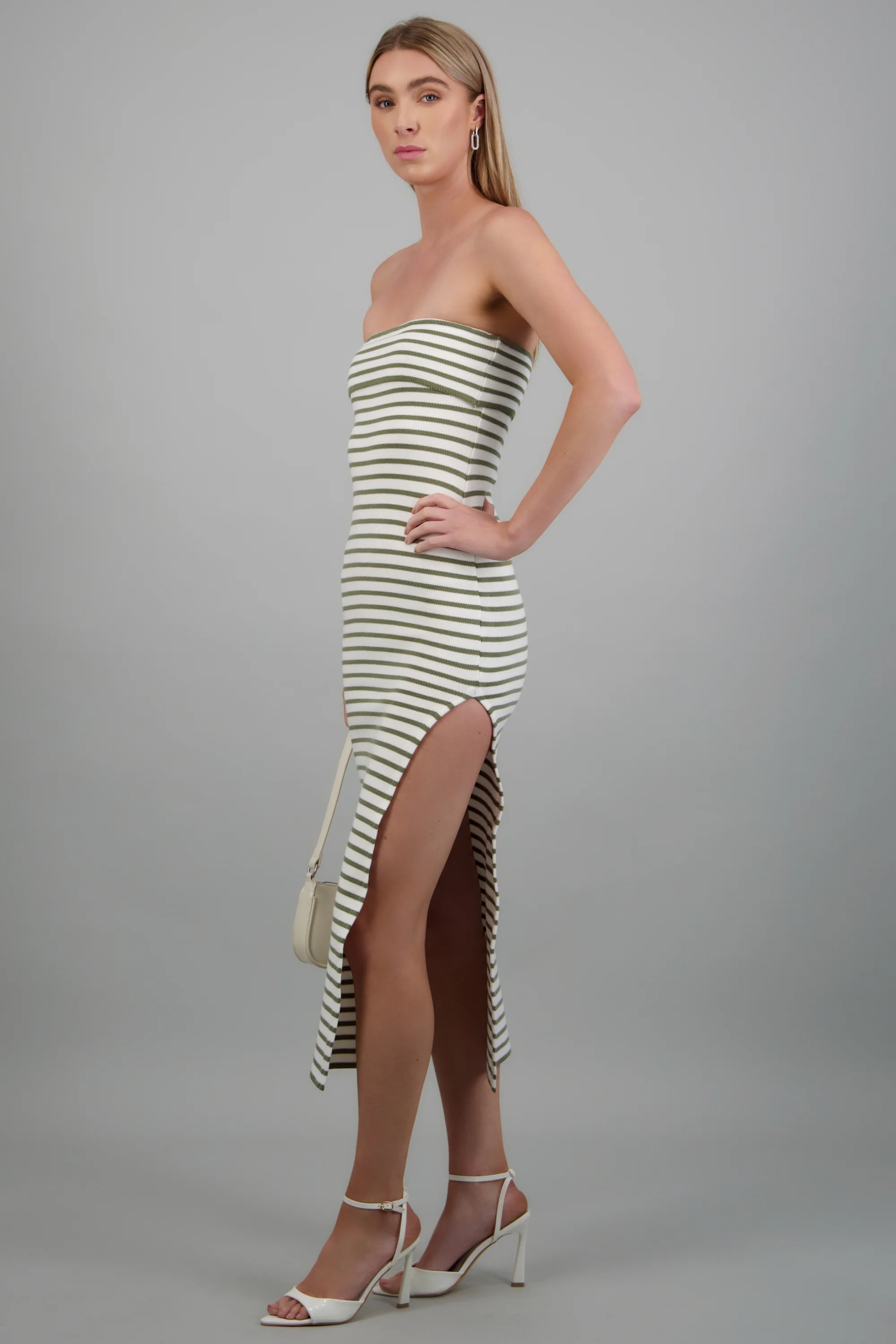 Vestido maxi detalle doblez kni - Image 3