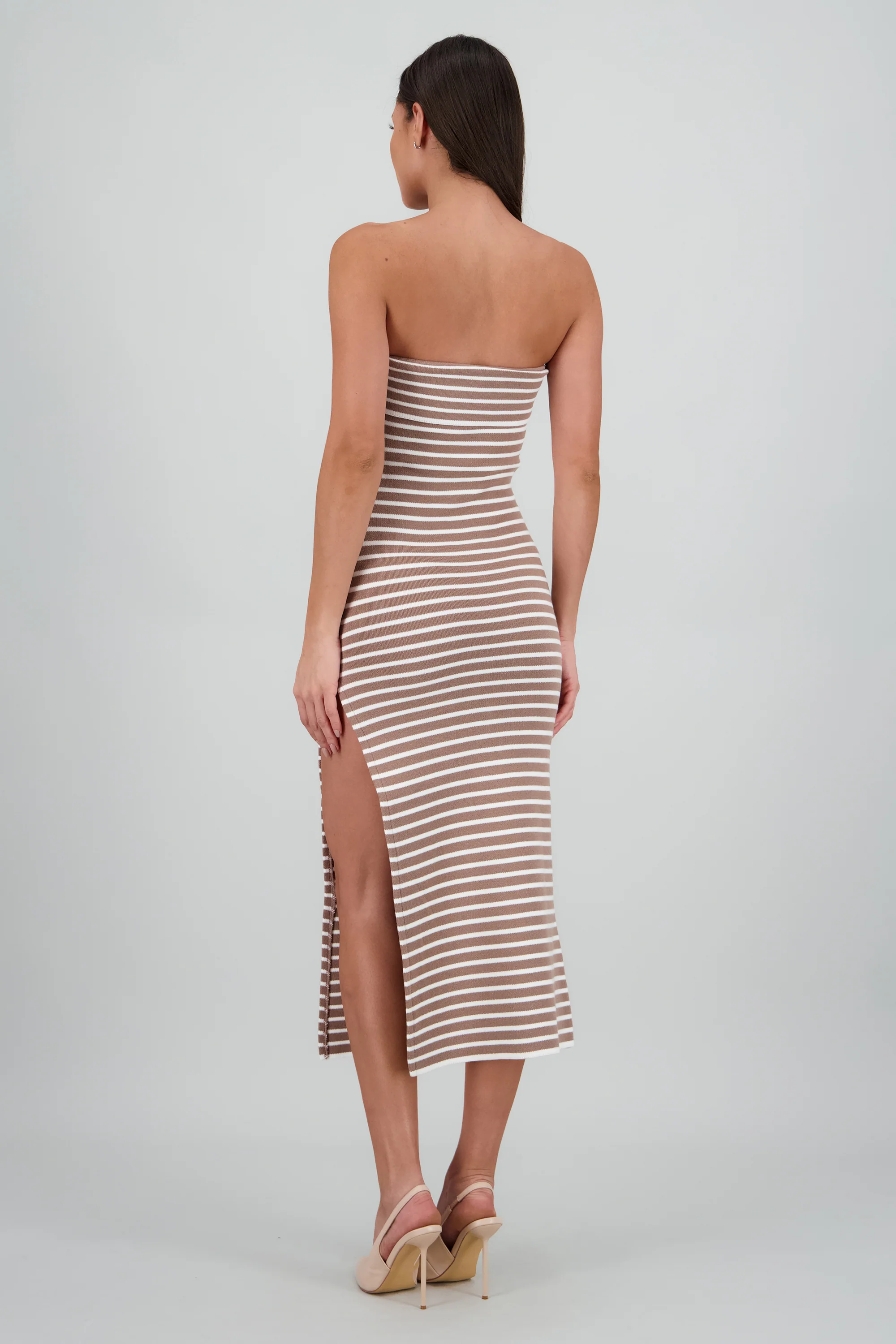 Vestido maxi detalle doblez kni - Image 4