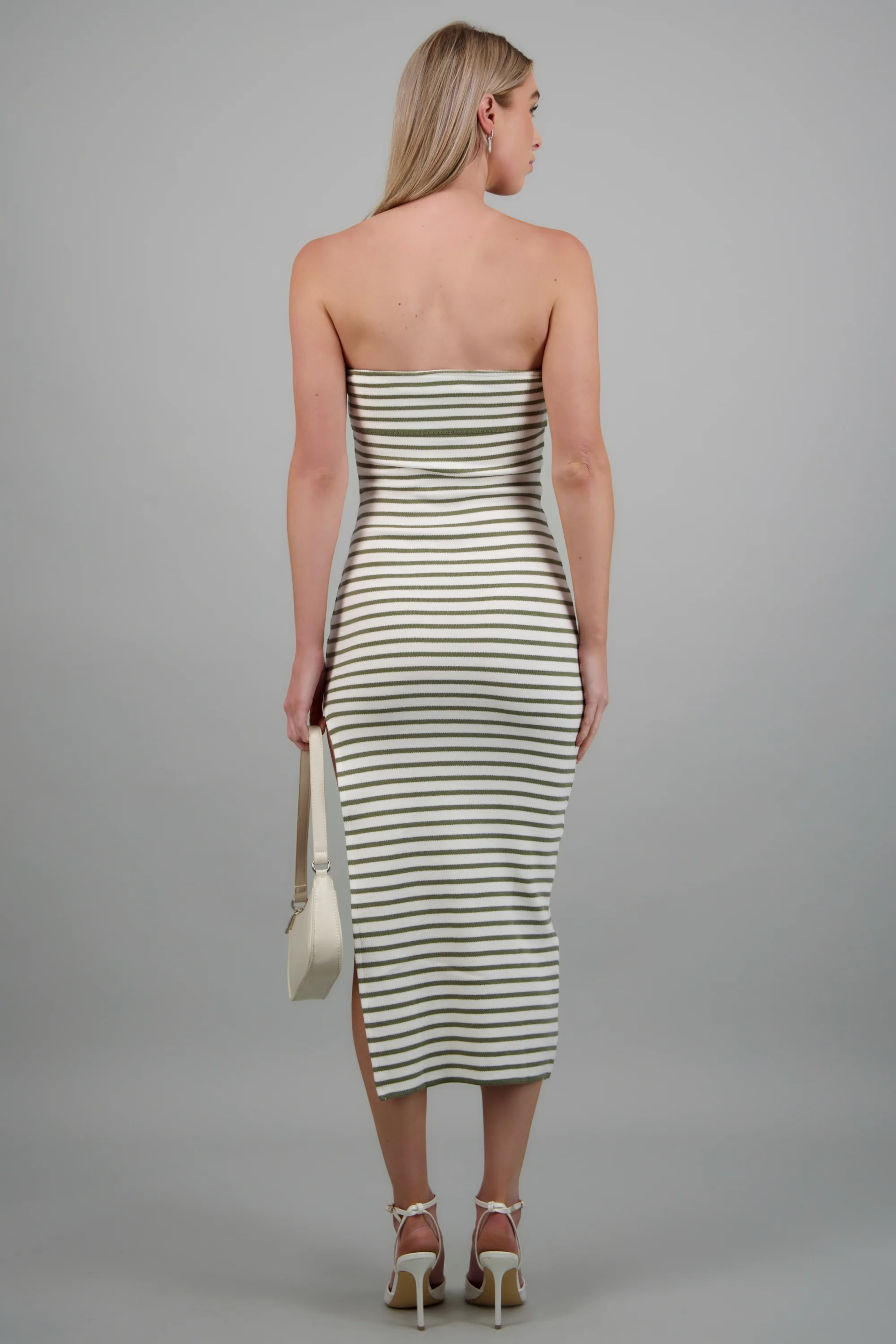 Vestido maxi detalle doblez kni - Image 5