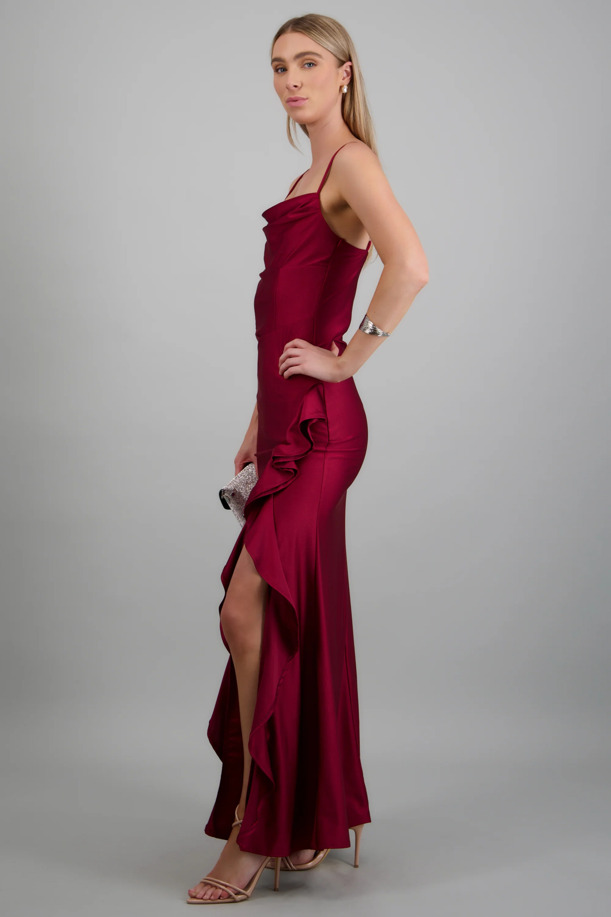 Vestido maxi detalle olan - Image 3