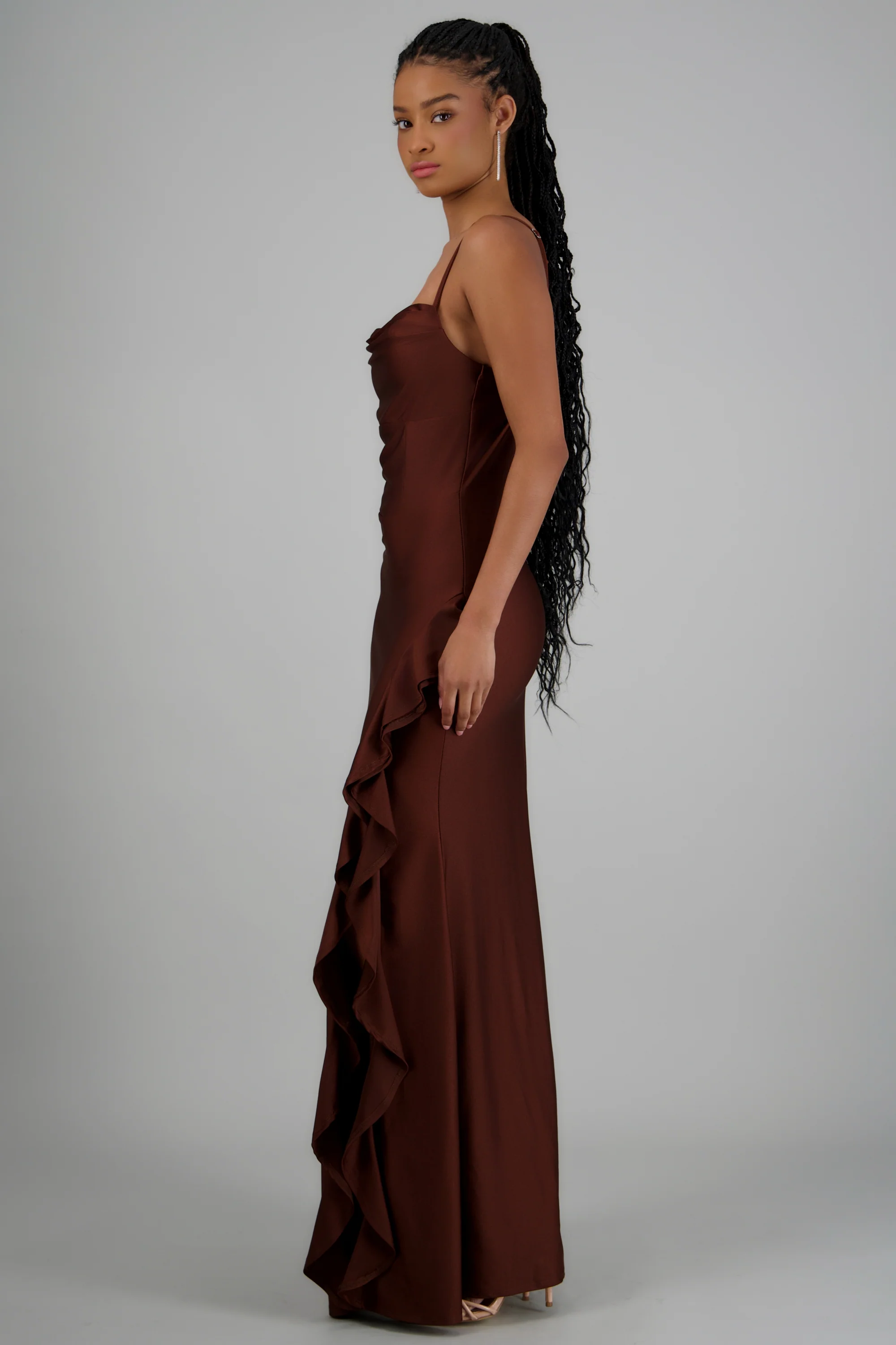 Vestido maxi detalle olan - Image 2