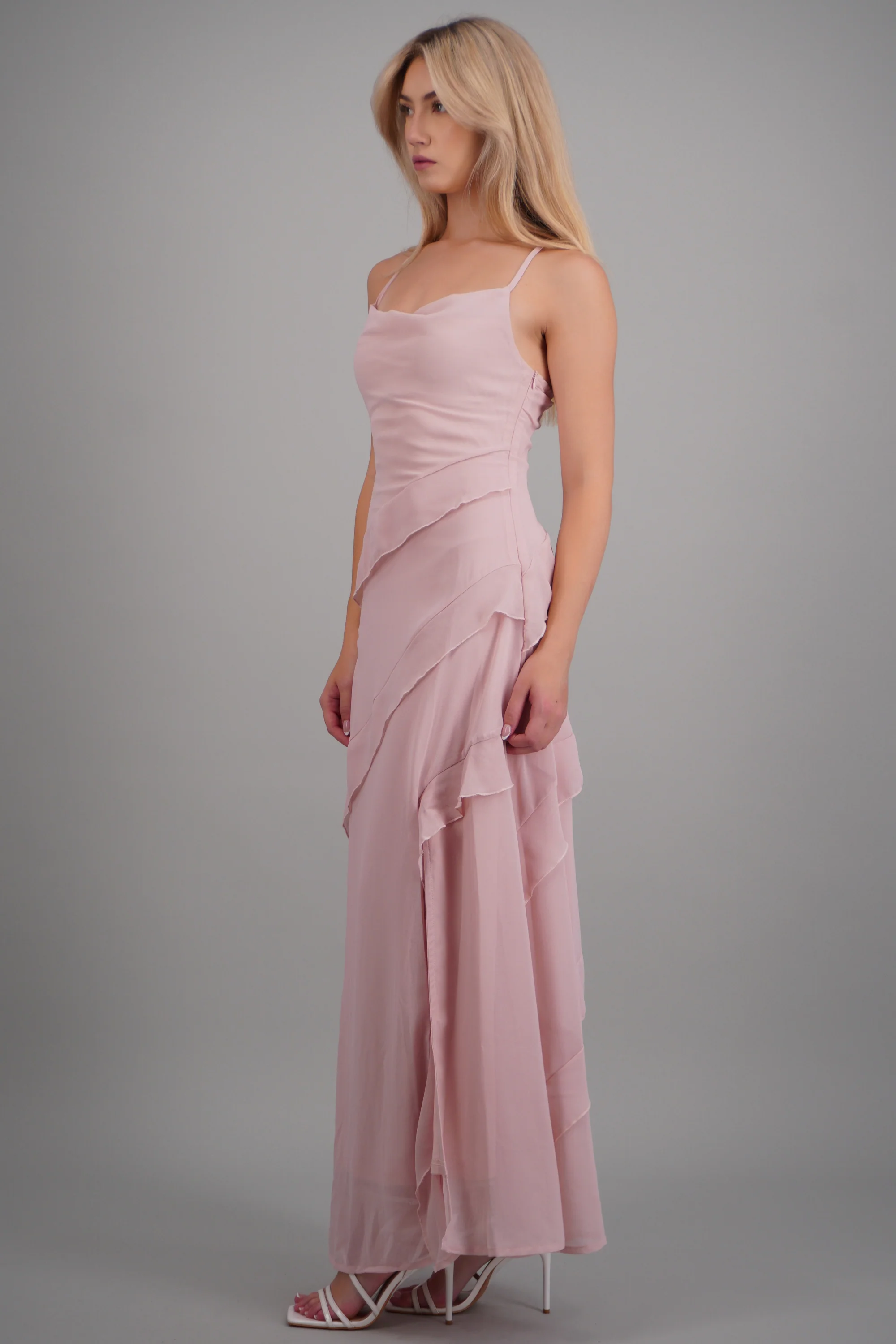 Vestido maxi detalle olanes - Image 3