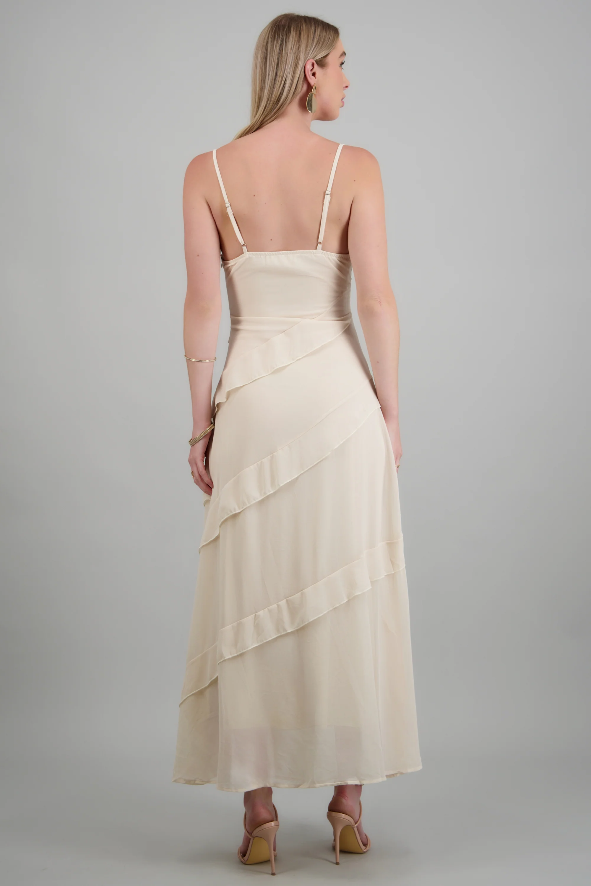 Vestido maxi detalle olanes - Image 4