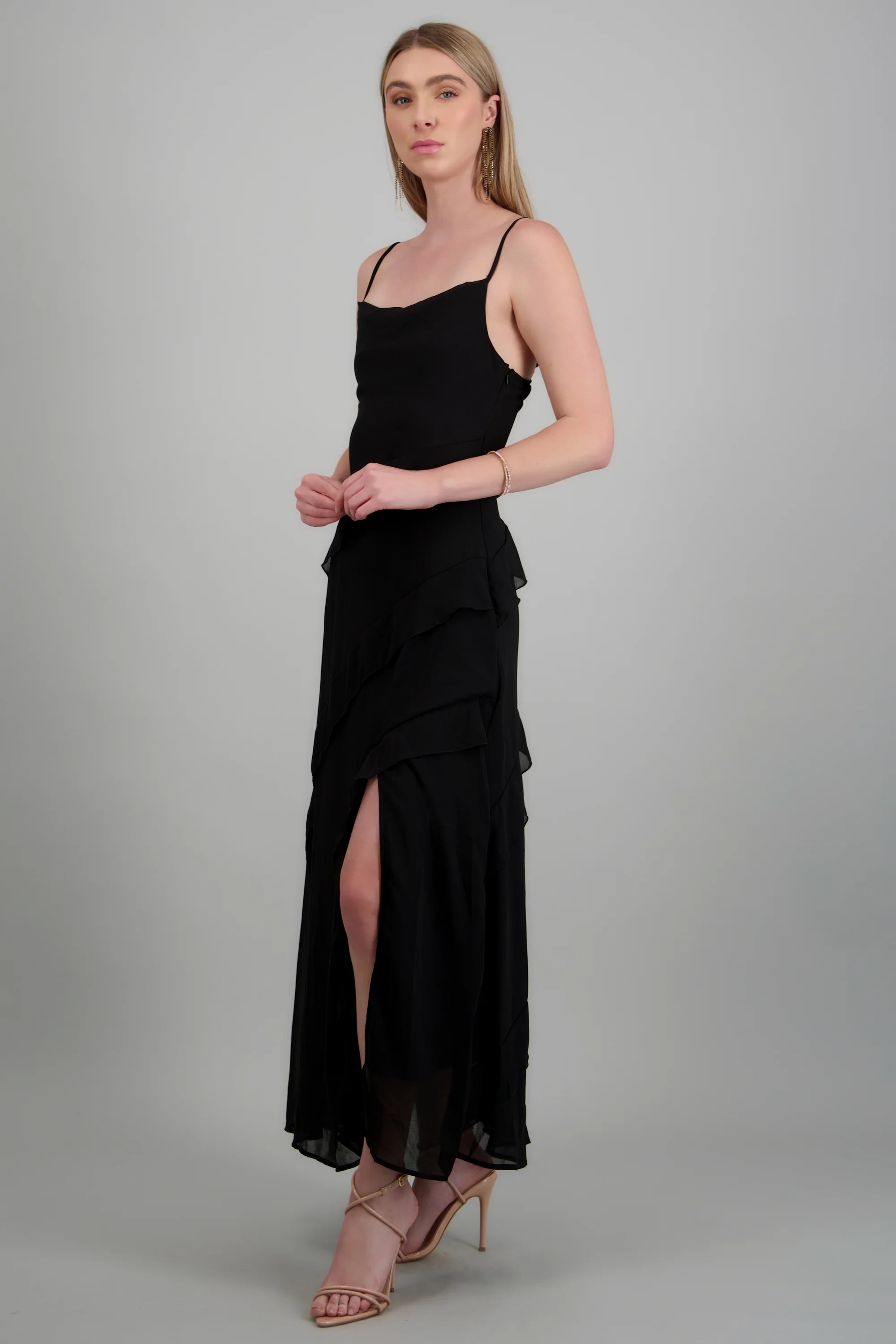 Vestido maxi detalle olanes - Image 2