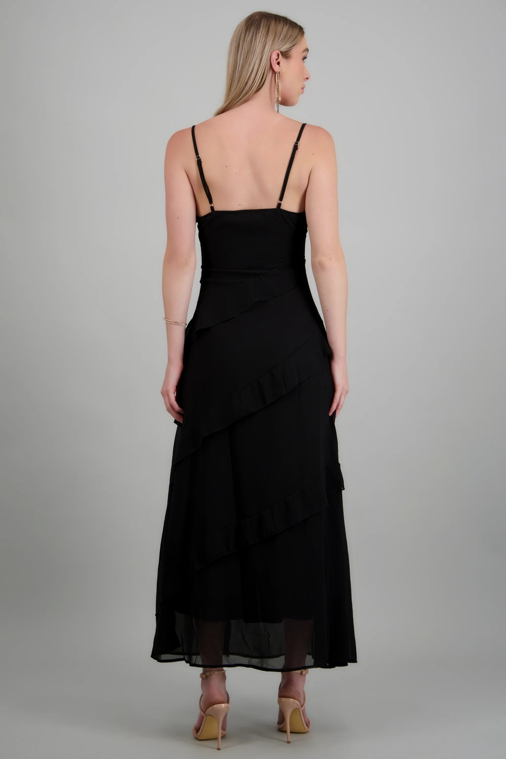 Vestido maxi detalle olanes - Image 4