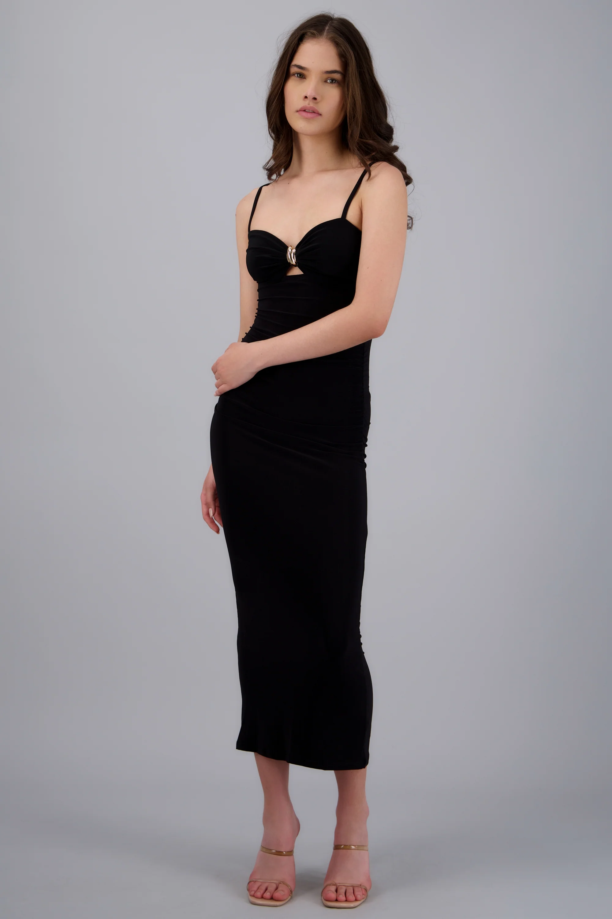 Vestido maxi drapeado - Image 2