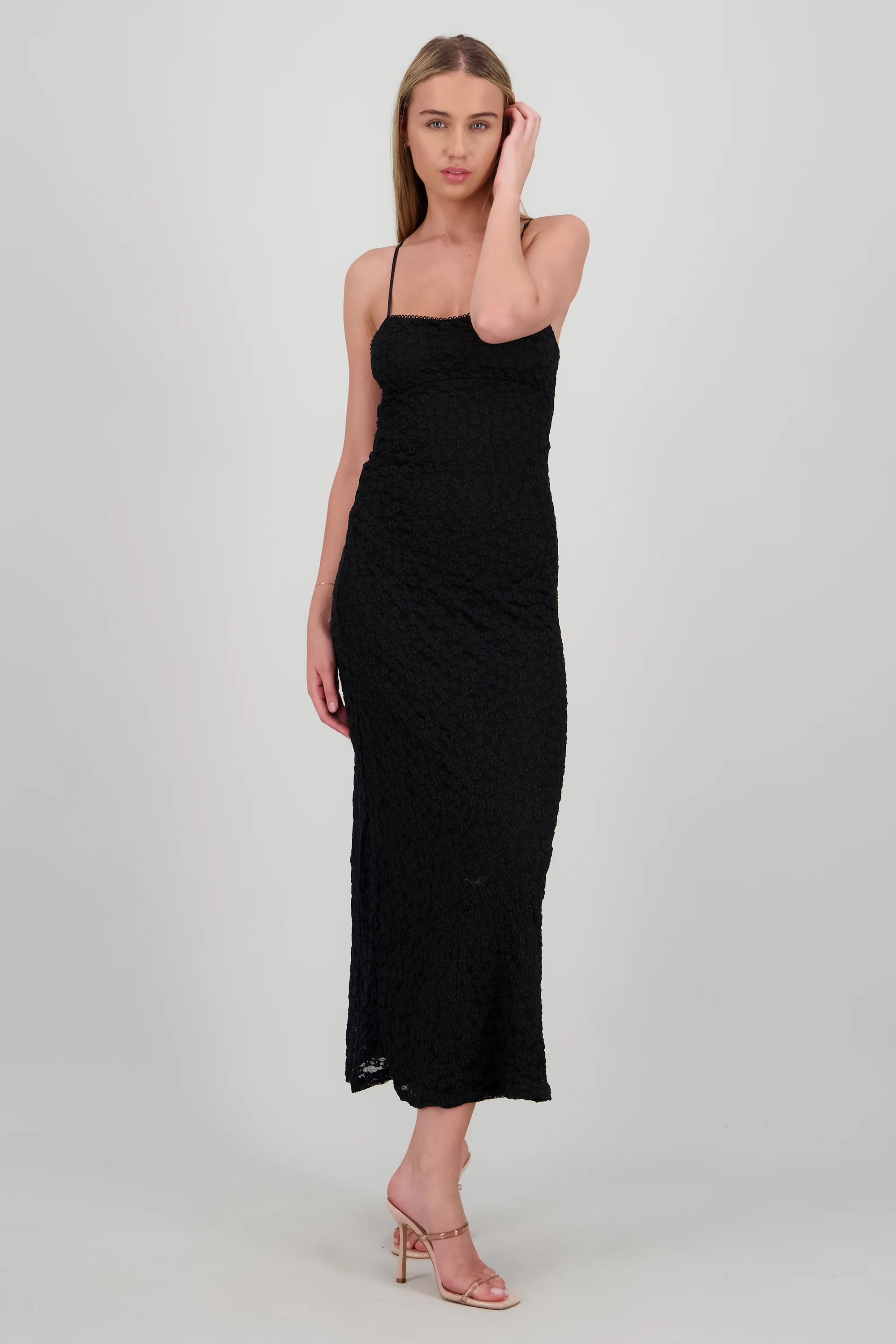 Vestido maxi encaje detalle espalda - Image 6
