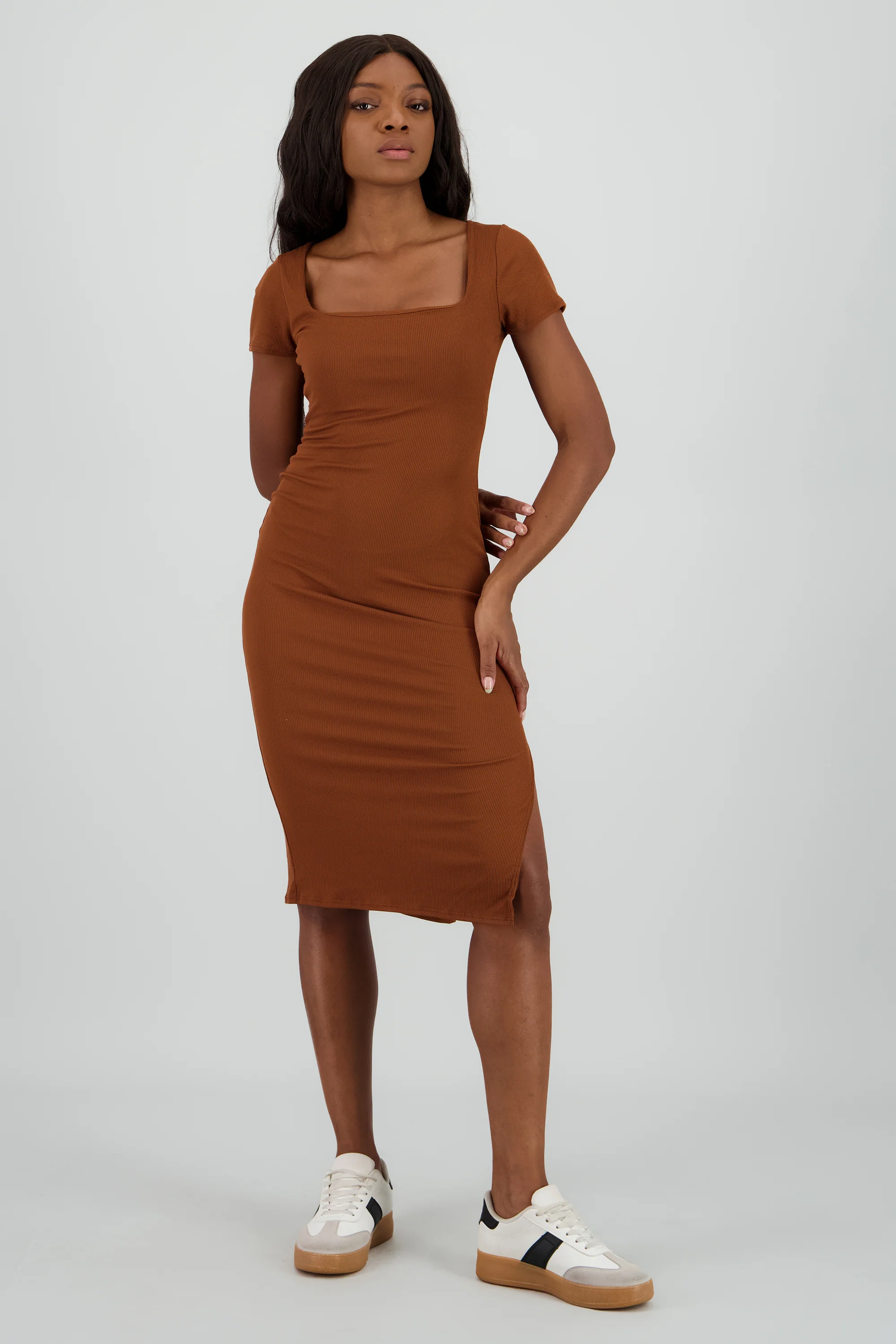 Vestido maxi escote cuadrado - Image 2