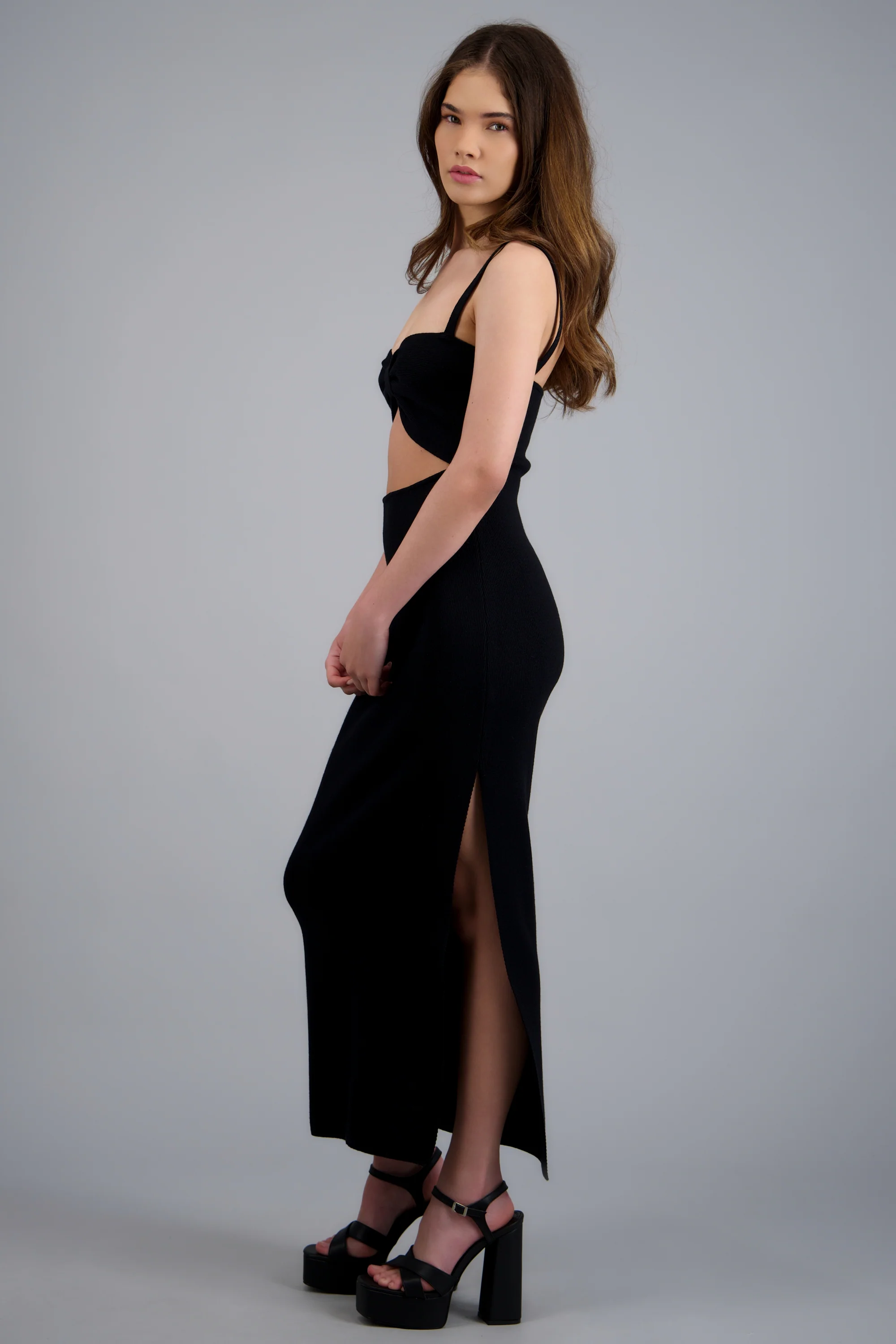 Vestido maxi escote moño - Image 2