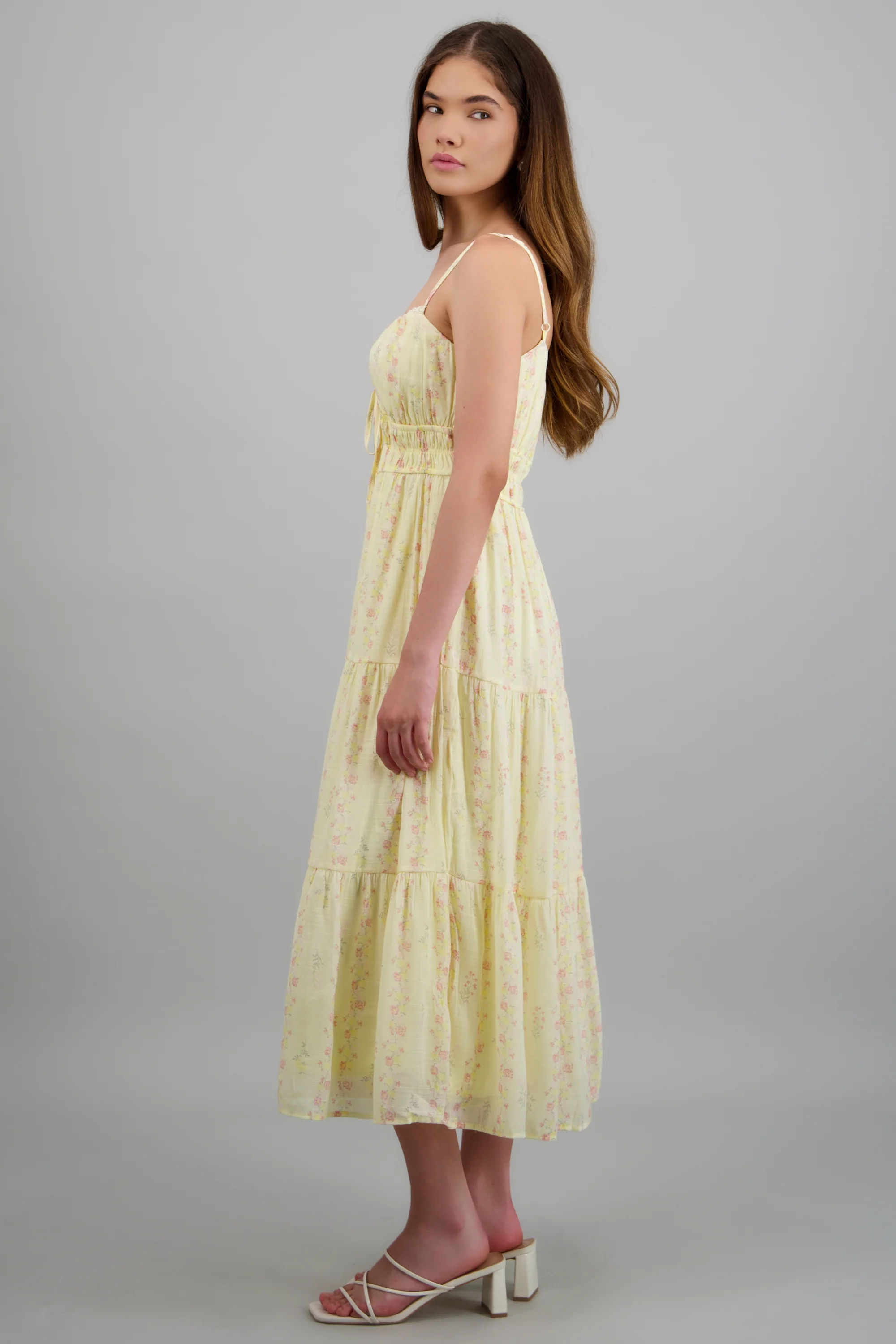 Vestido maxi estampado flores - Image 3