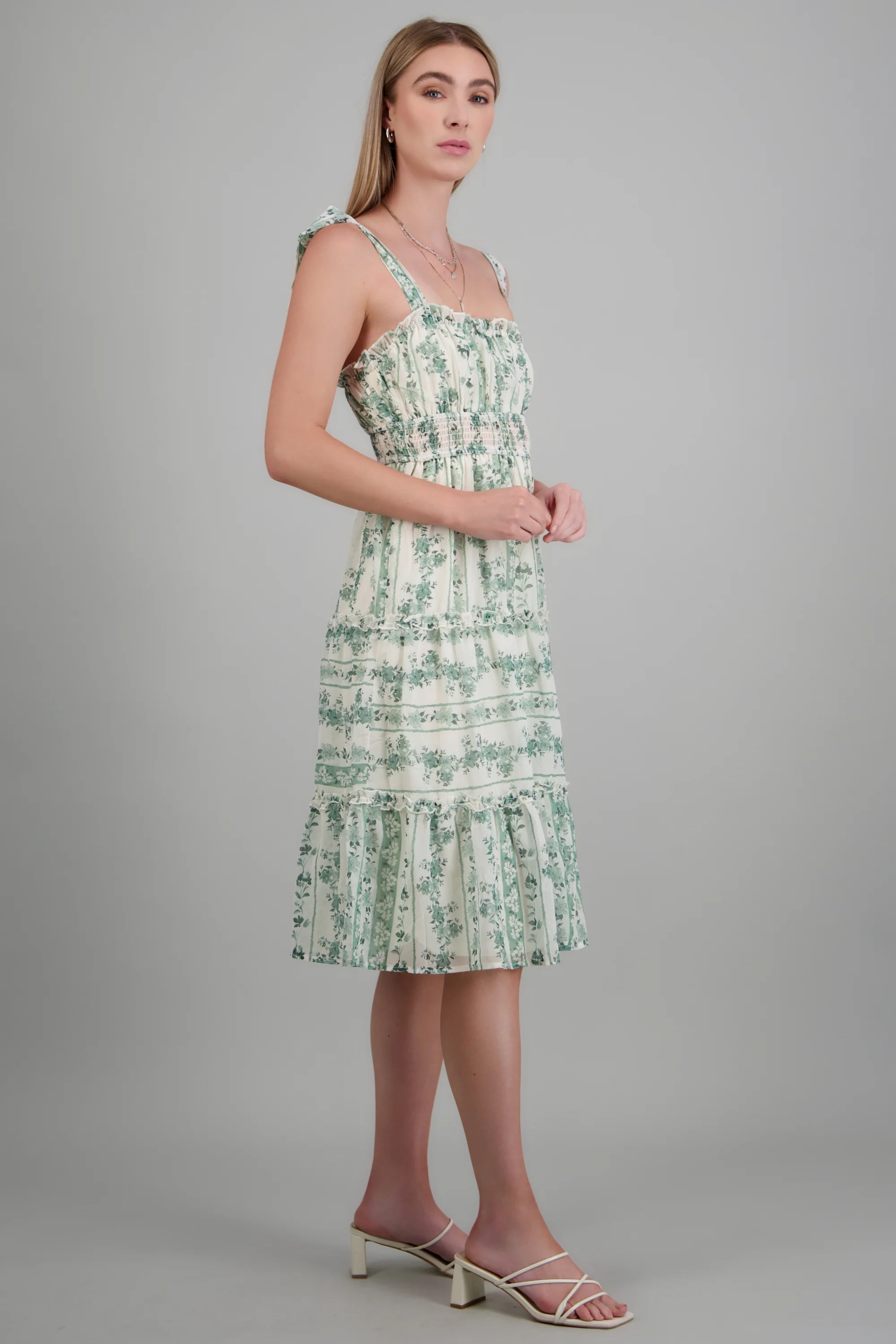 Vestido maxi estampado flores - Image 2