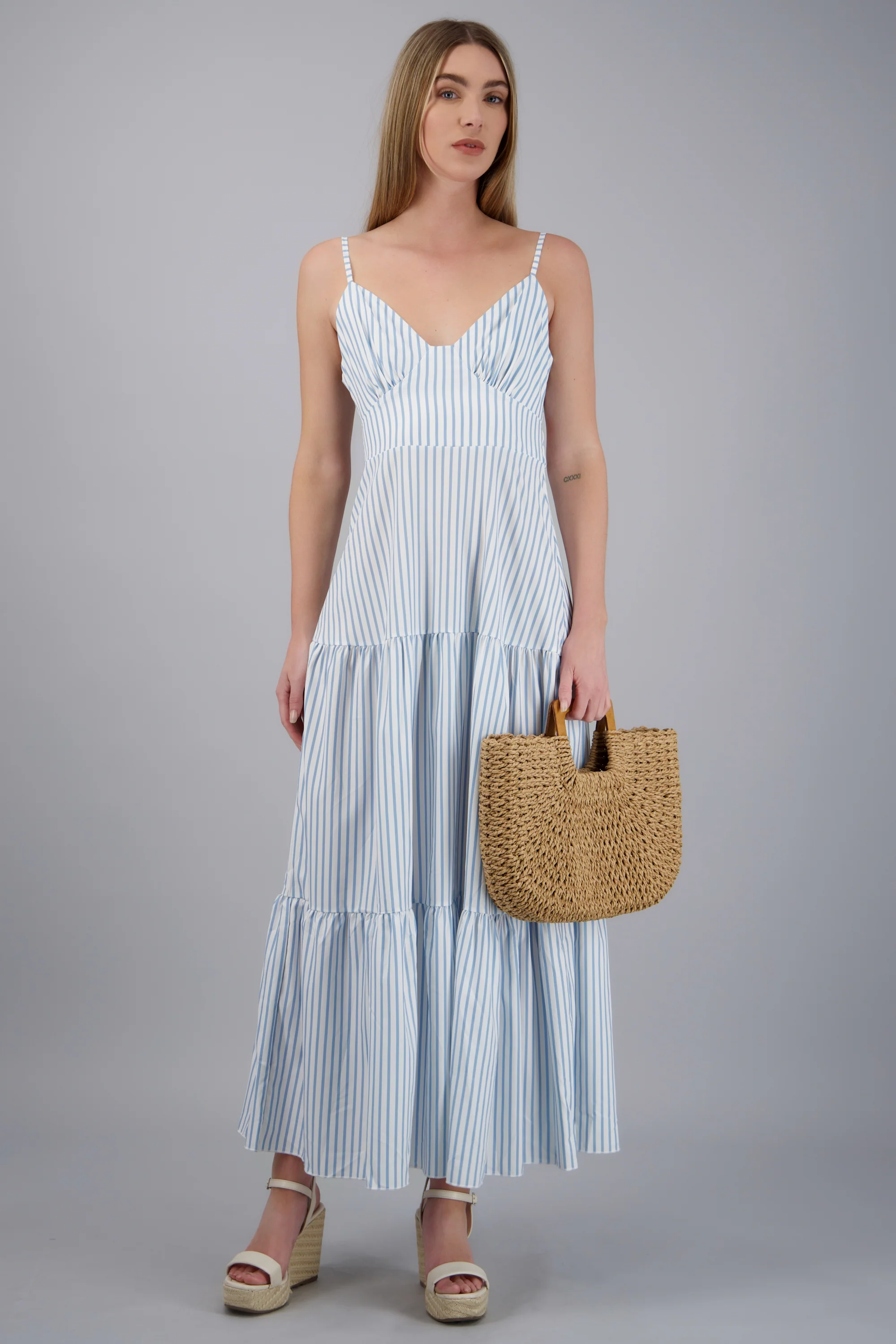 Vestido maxi estampado rayas - Image 2