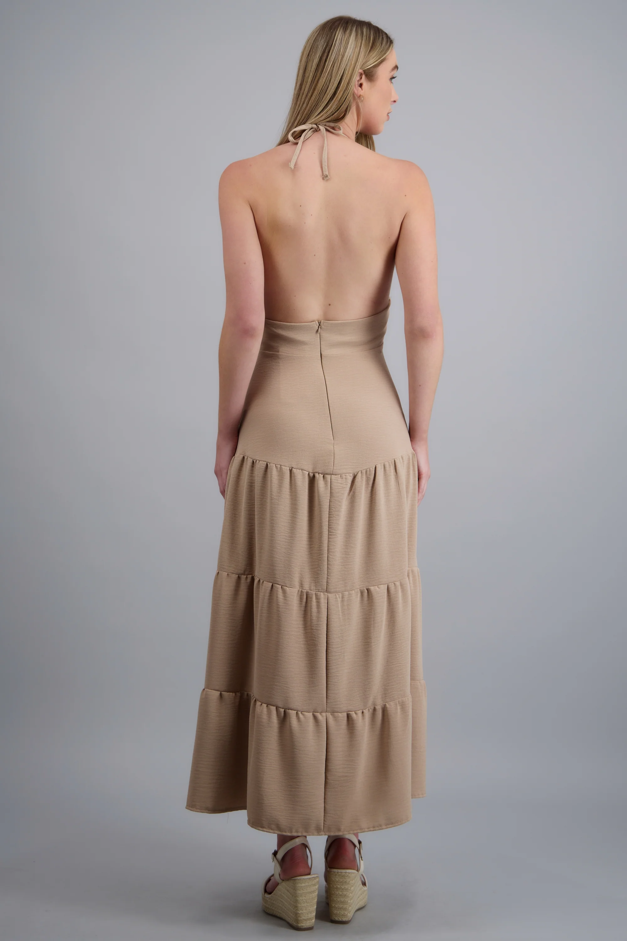Vestido maxi halter - Image 4
