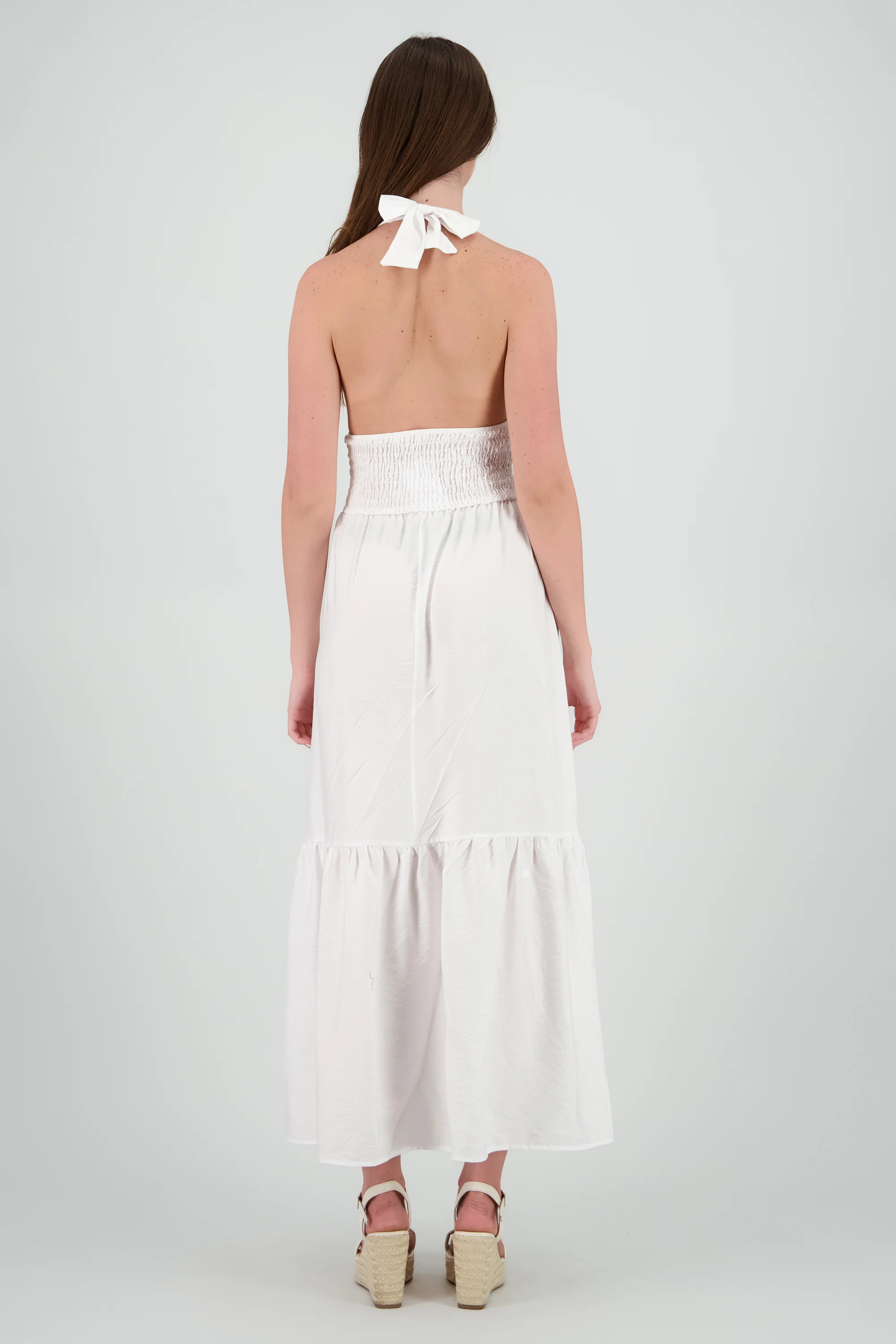 Vestido maxi halter amarre - Image 4
