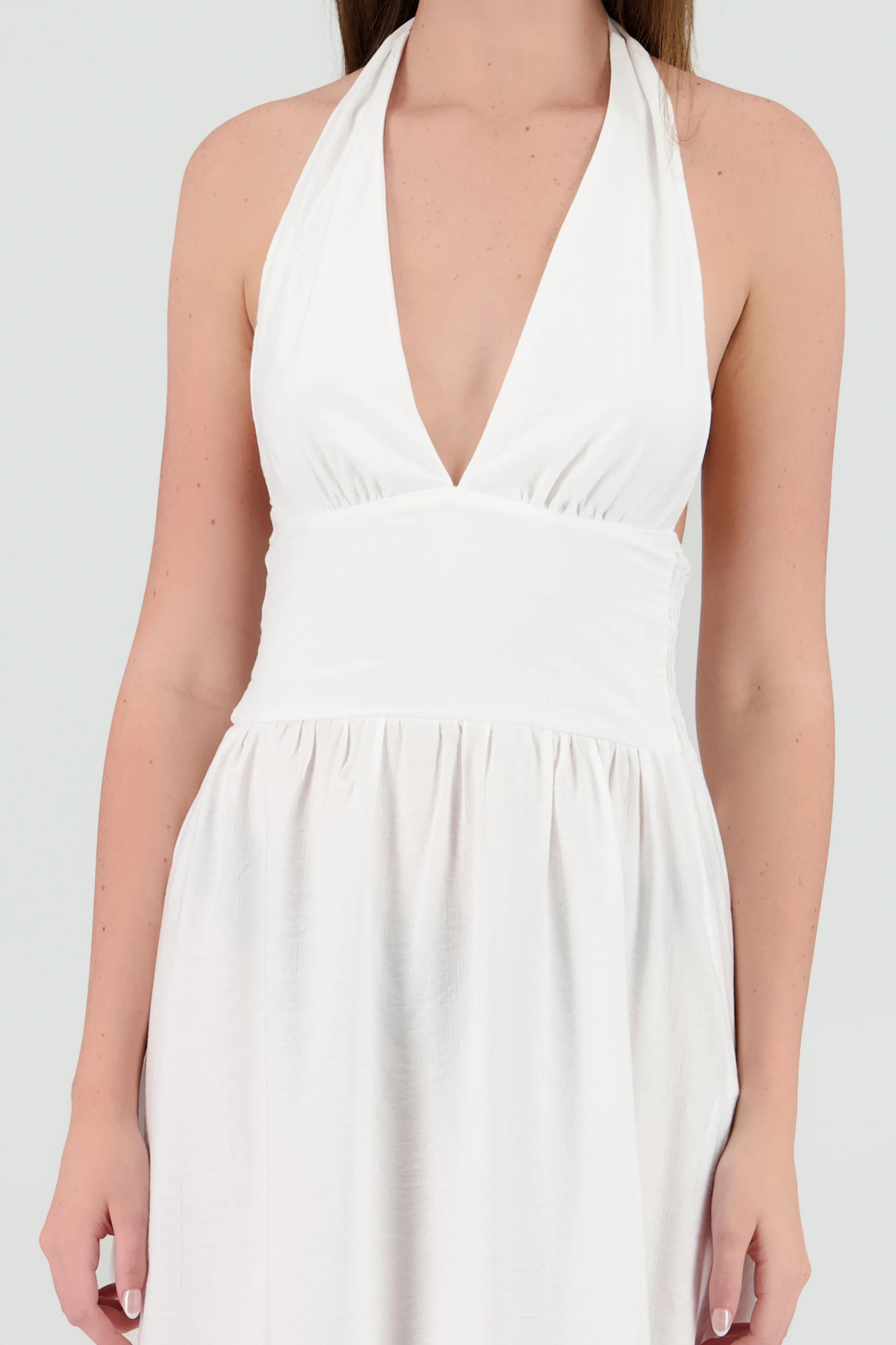Vestido maxi halter amarre - Image 5
