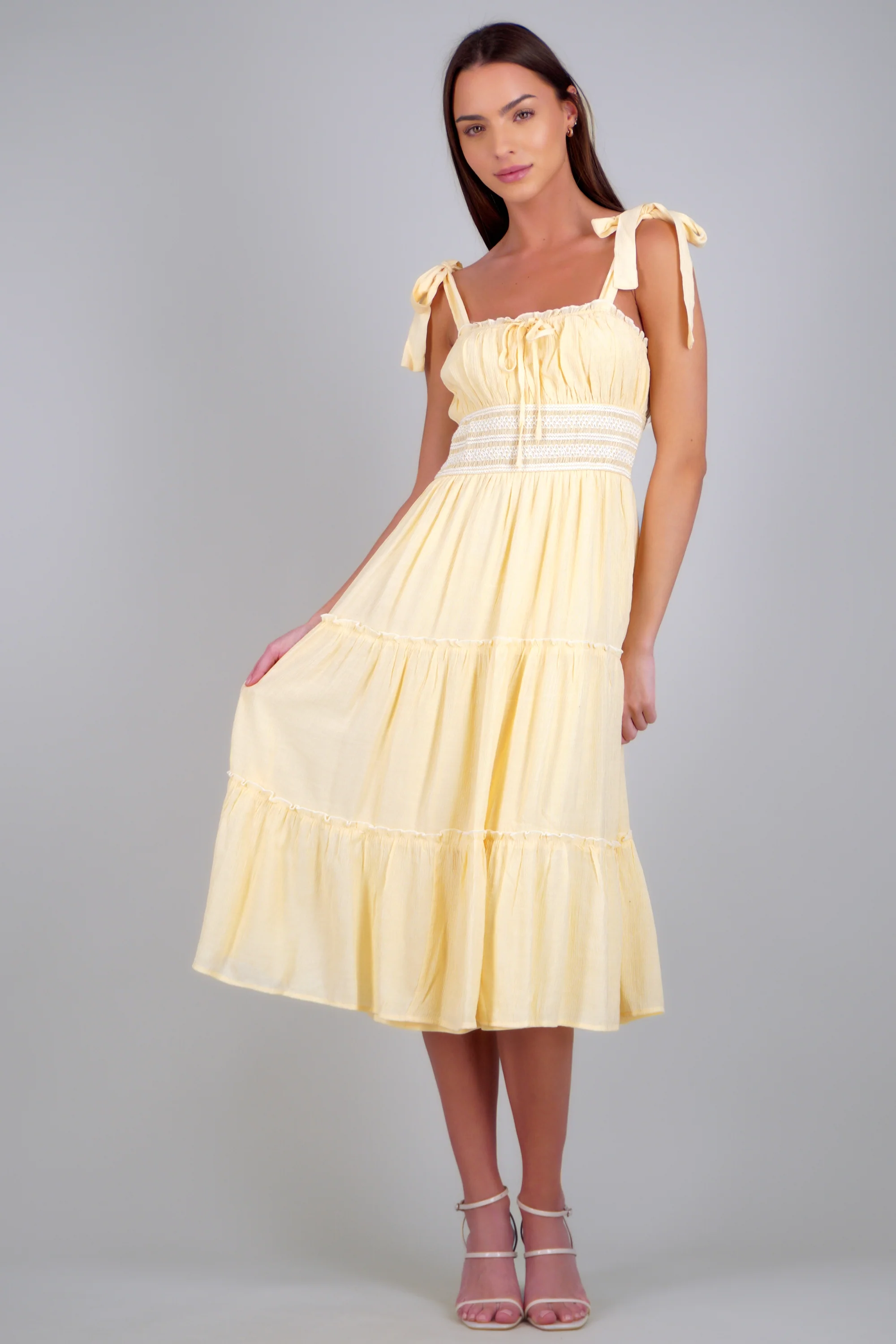 Vestido maxi liso - Image 2
