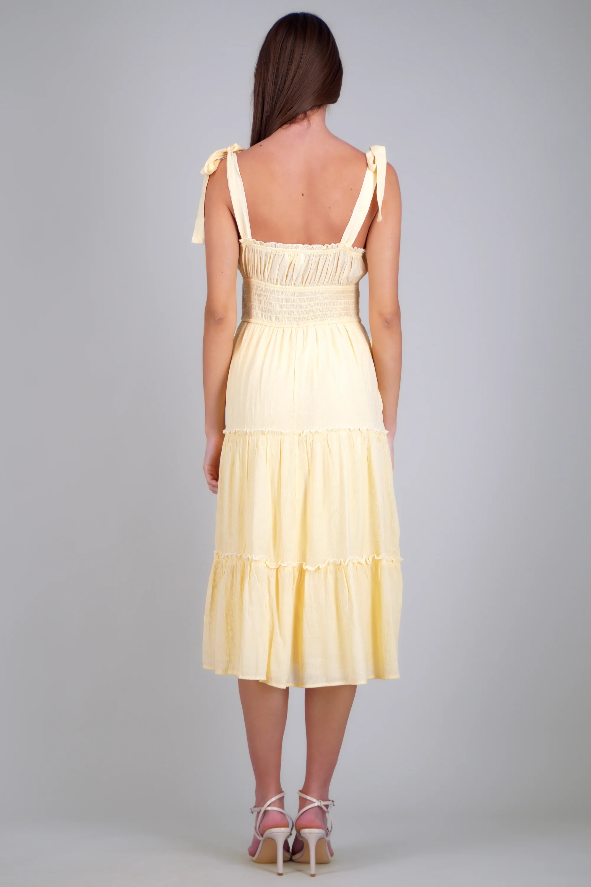 Vestido maxi liso - Image 4