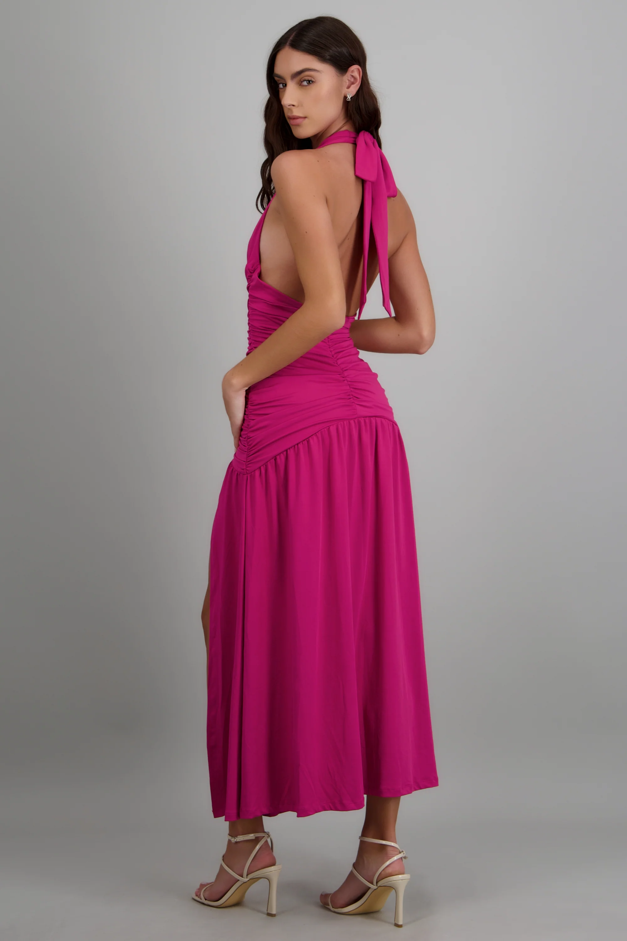 Vestido maxi liso - Image 4