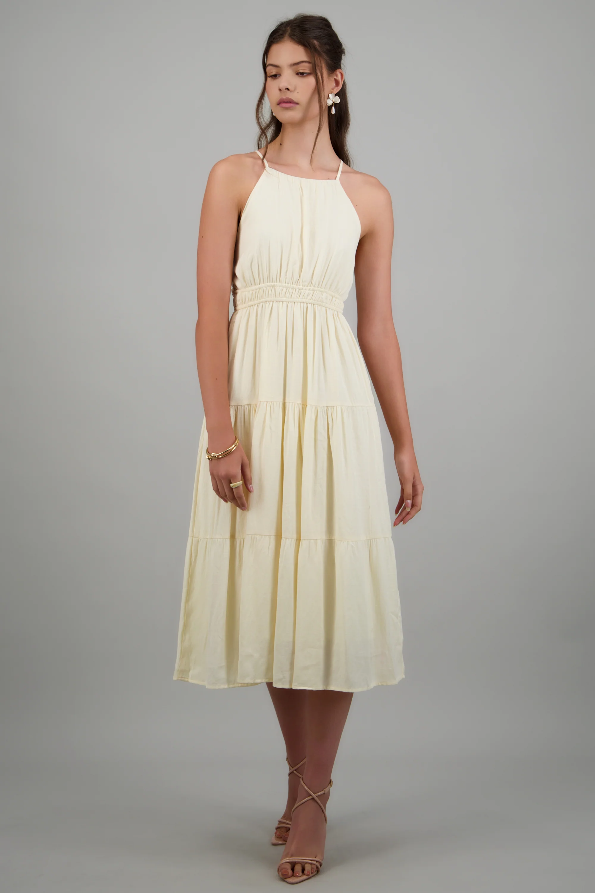 Vestido maxi liso - Image 3