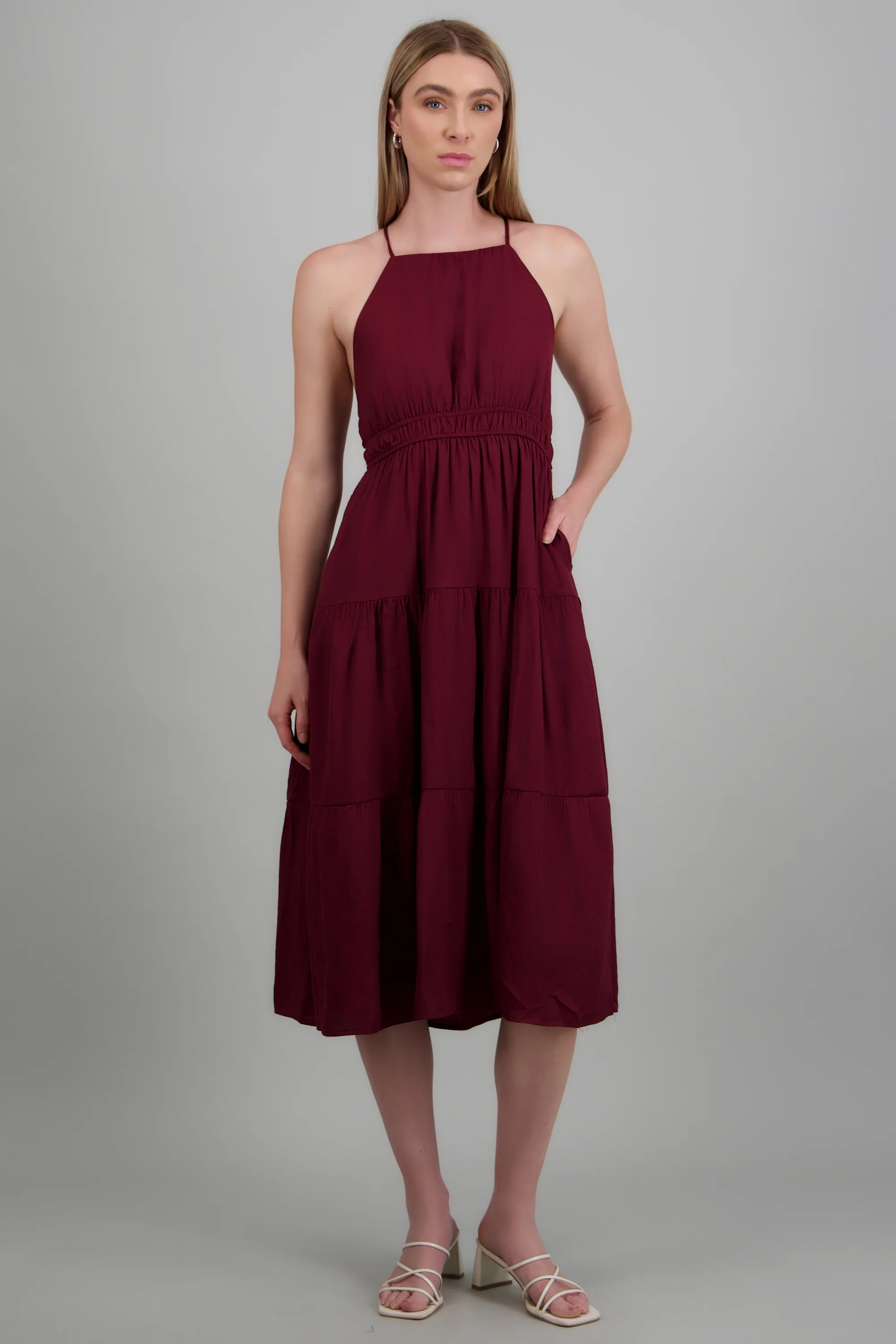 Vestido maxi liso - Image 2