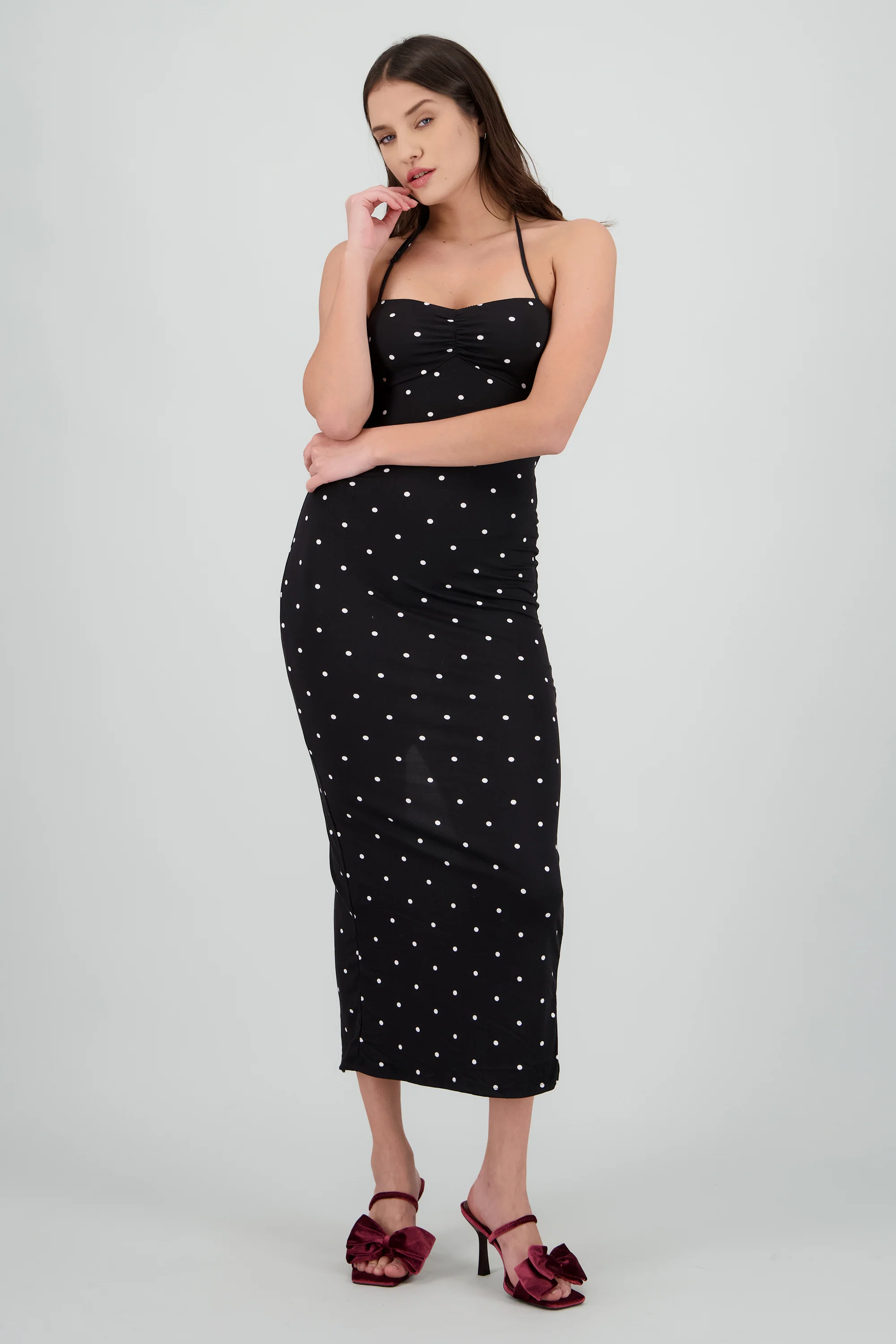 Vestido maxi polka dots - Image 2