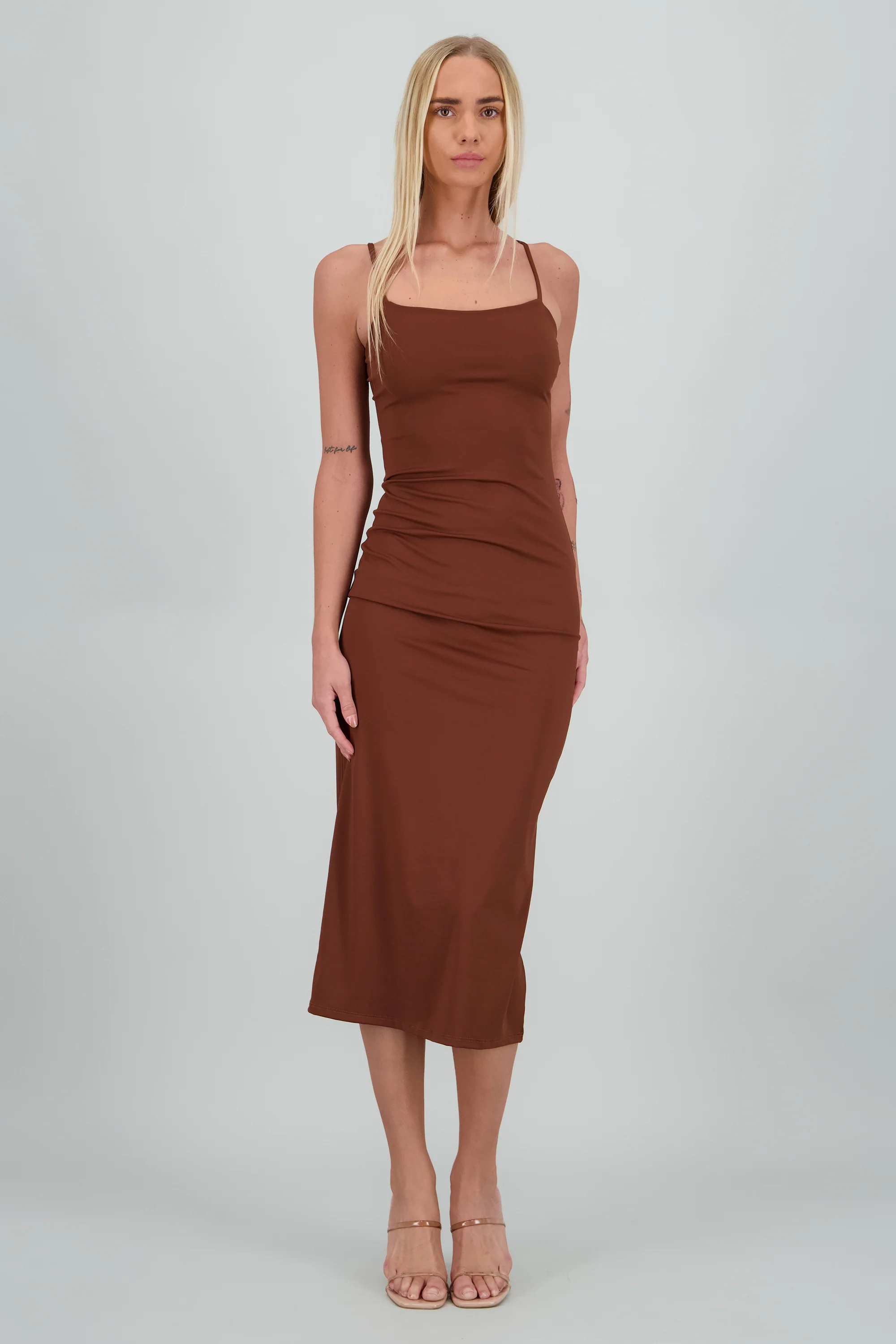 Vestido maxi tirantes