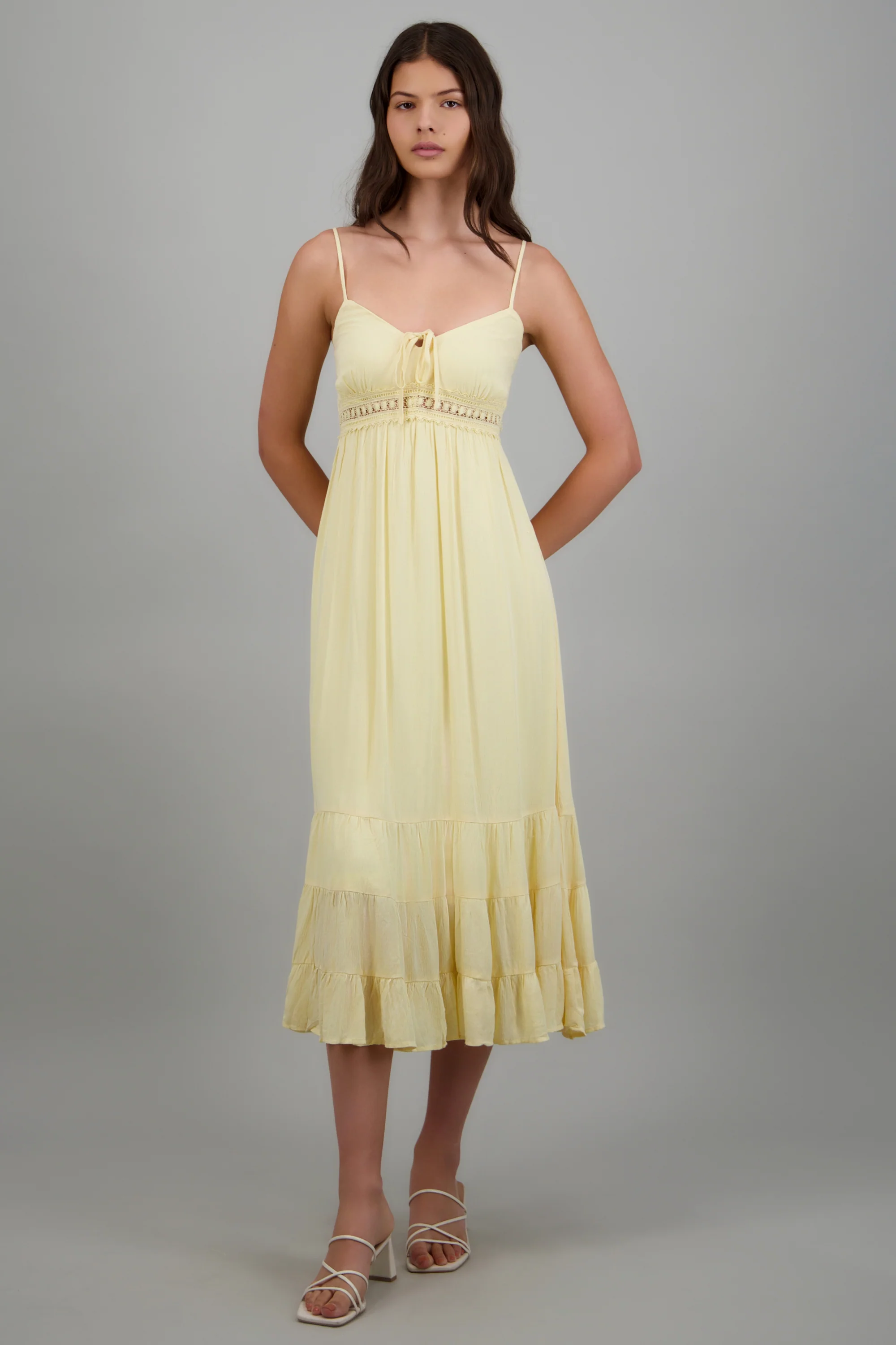 Vestido maxi tirantes