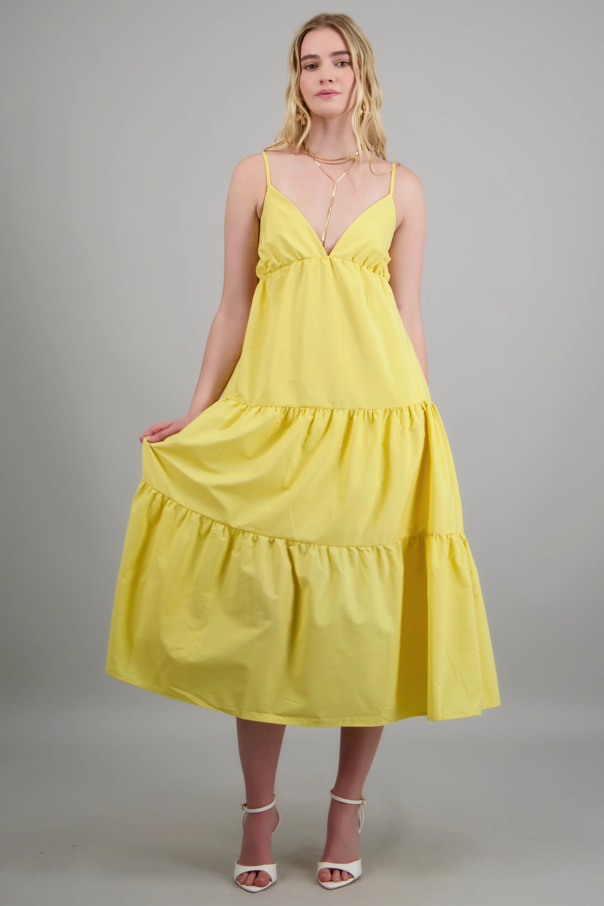 Vestido maxi tirantes