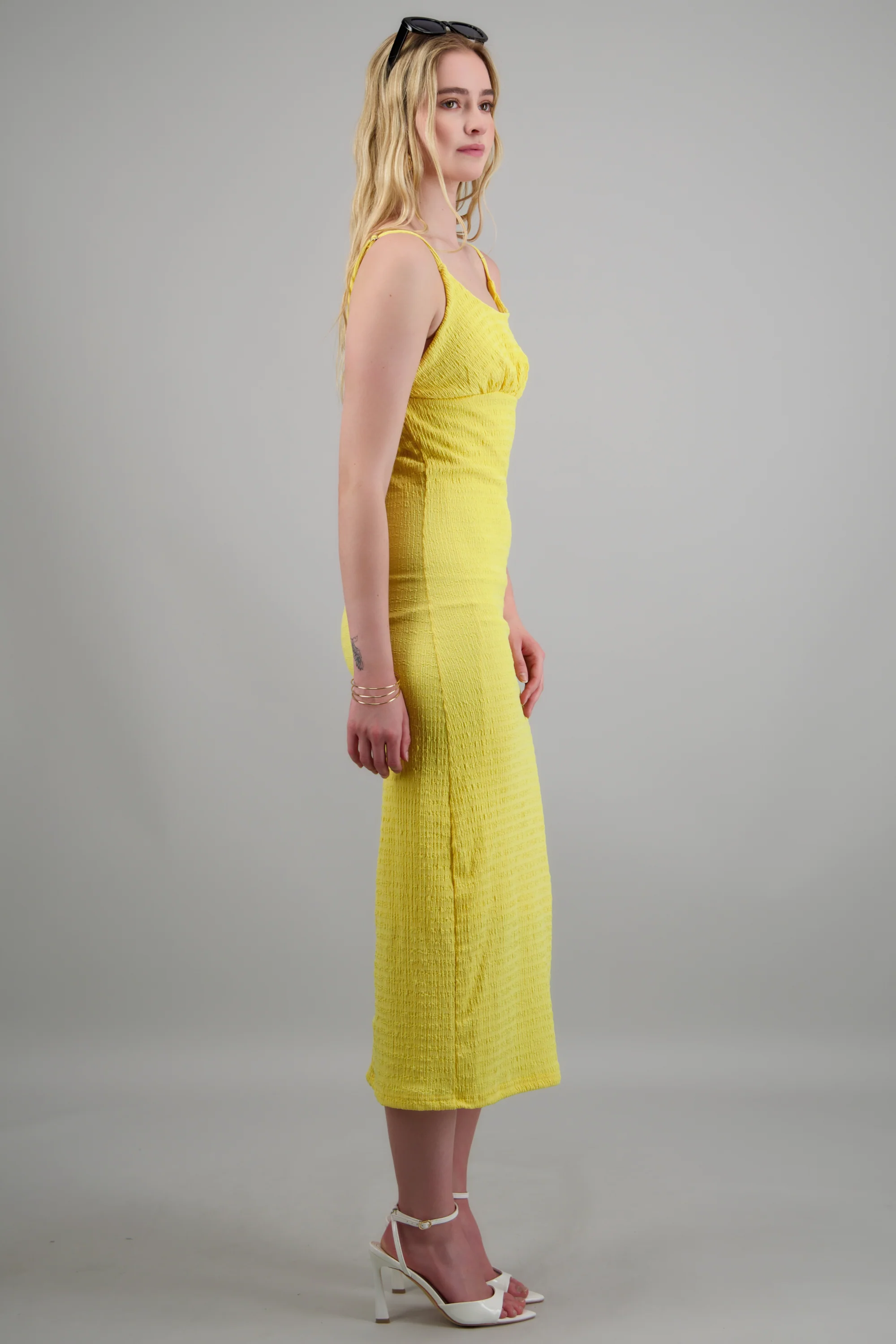 Vestido maxi tirantes bodycon textura - Image 3