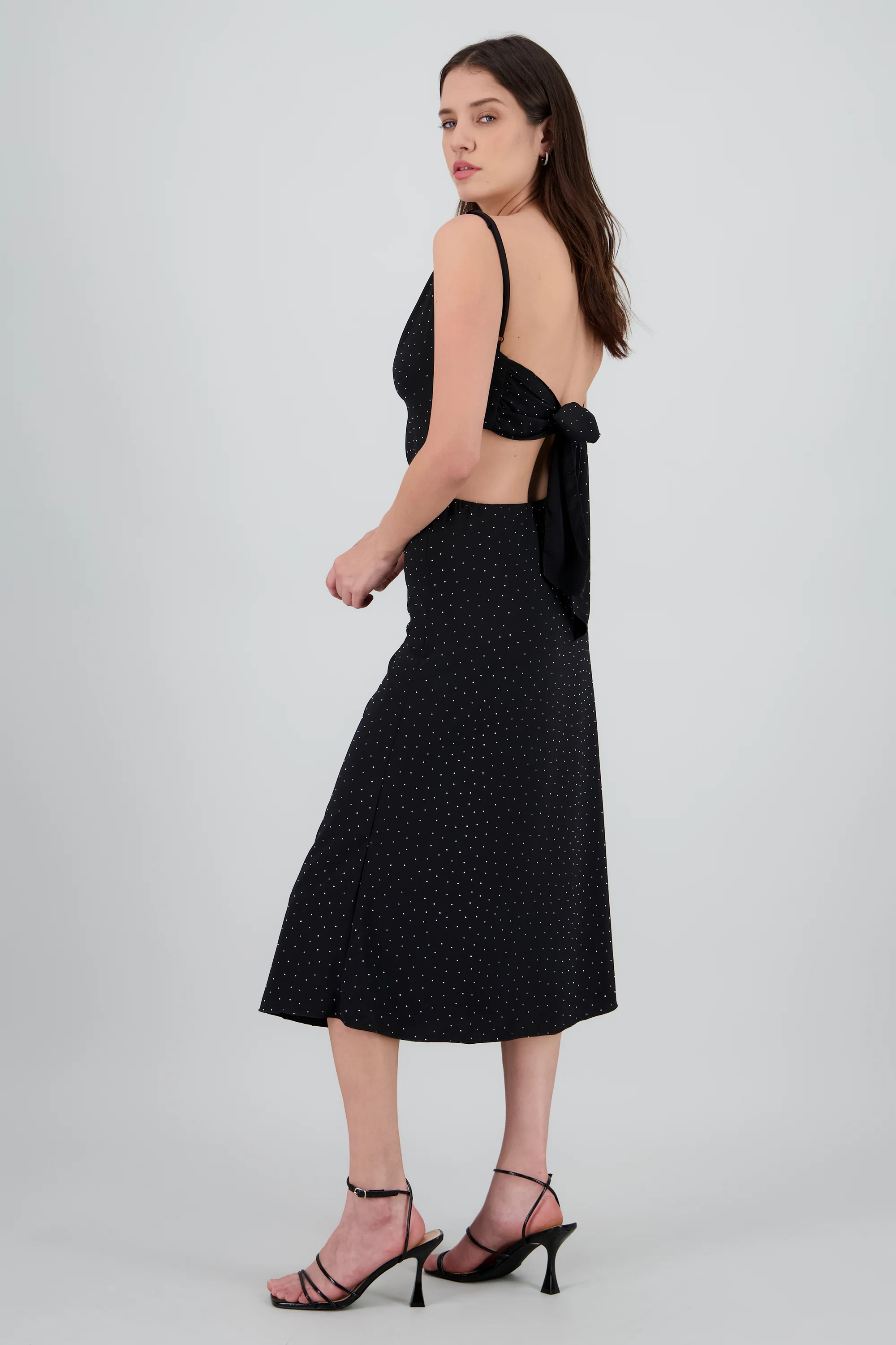 Vestido maxi tirantes escote columpios - Image 3