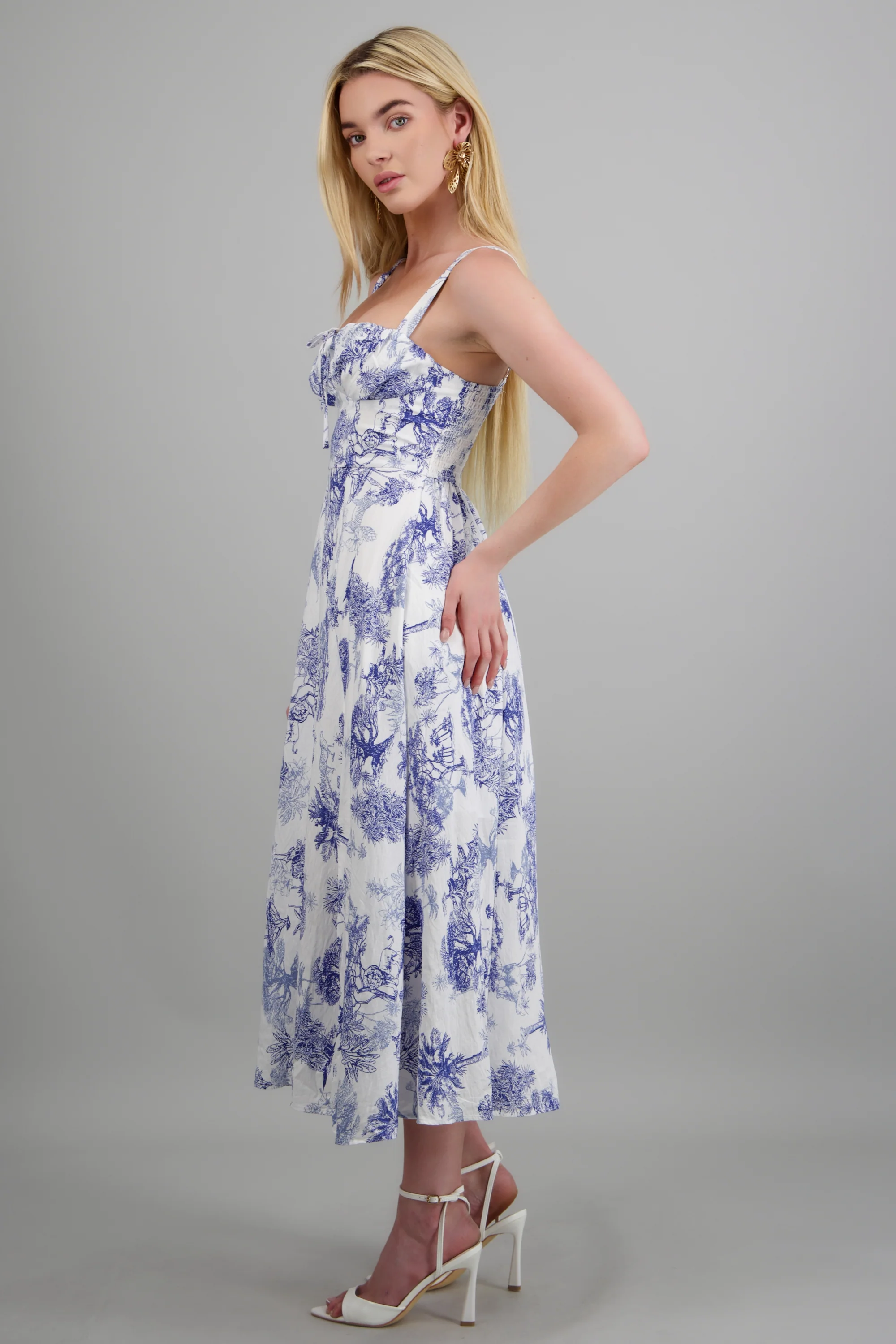 Vestido maxi tirantes flores - Image 2