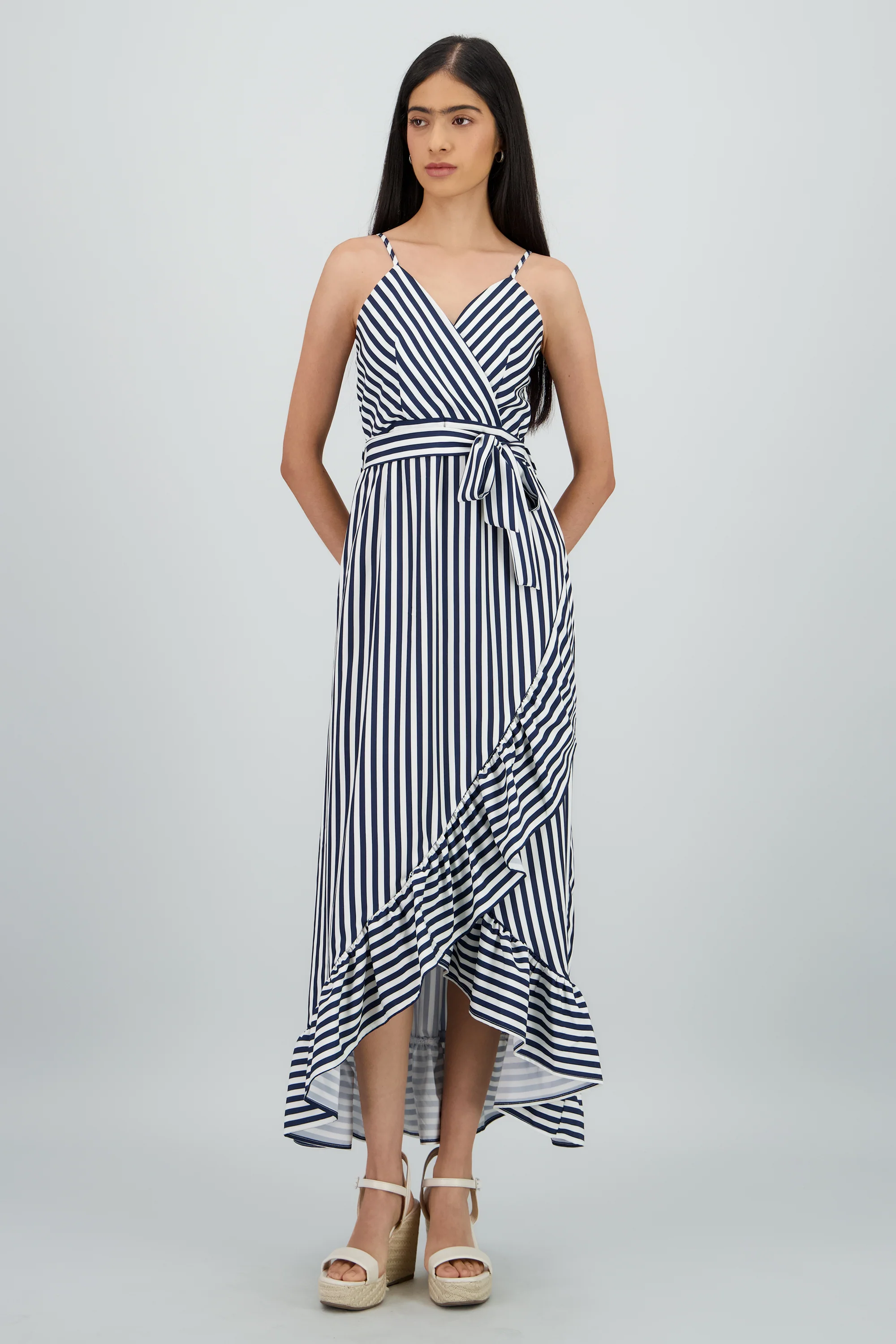 Vestido midi olanes rayas - Image 2