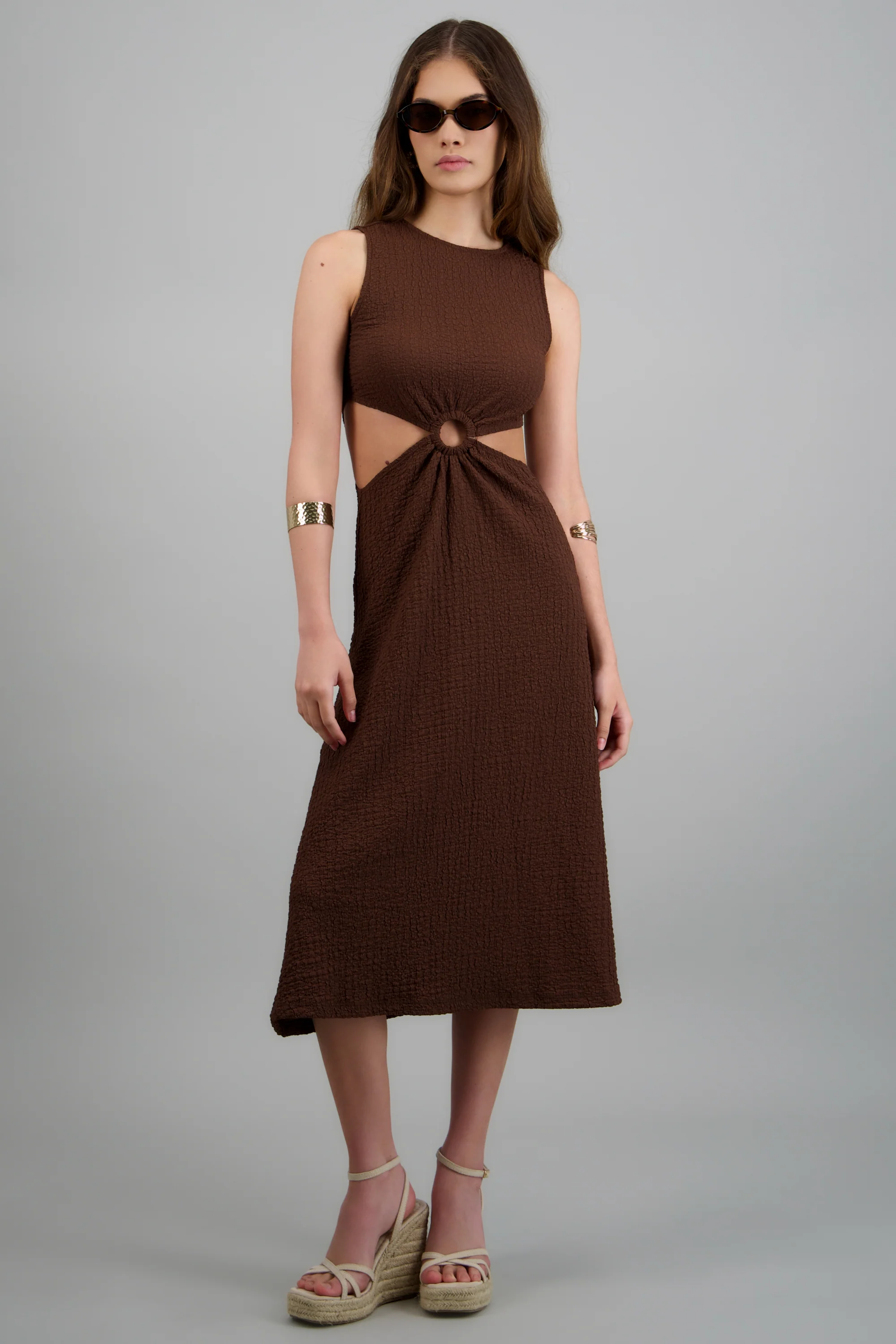 Vestido midi textura aro - Image 4