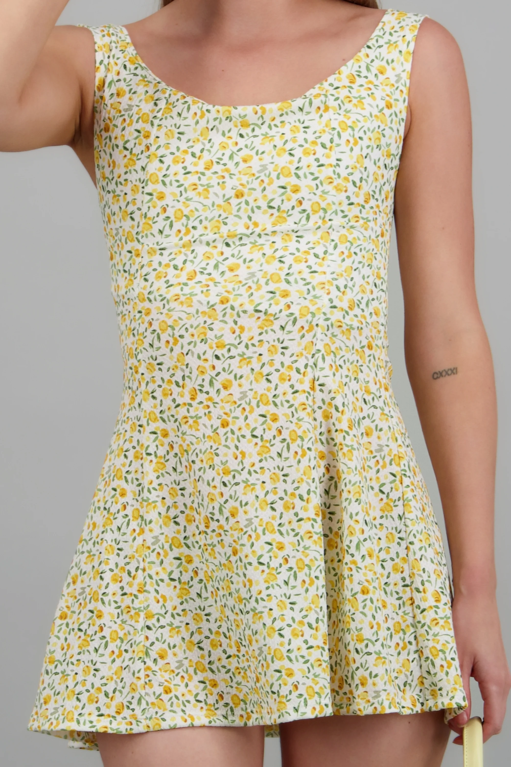 Vestido mini estampado flores - Image 5